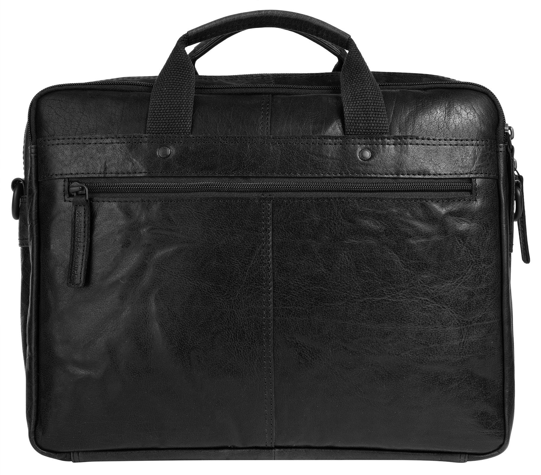 Spikes & Sparrow Aktentasche, echt Leder