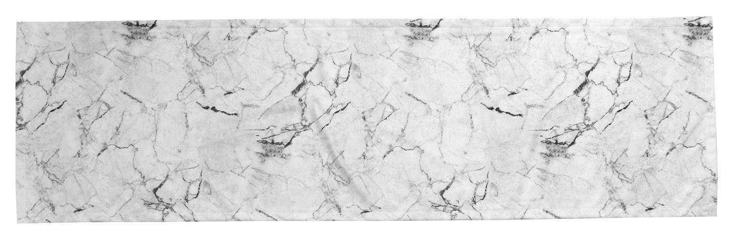 Yve! Decoration Tischläufer Tischläufer CARRARA, Weiß, B 40 cm, L 140 cm