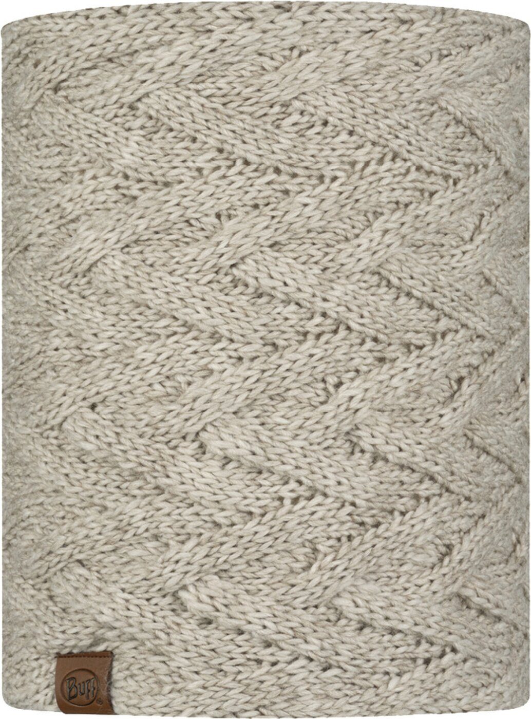 Buff Halstuch Knitted & Fleece Neckwarmer GREY