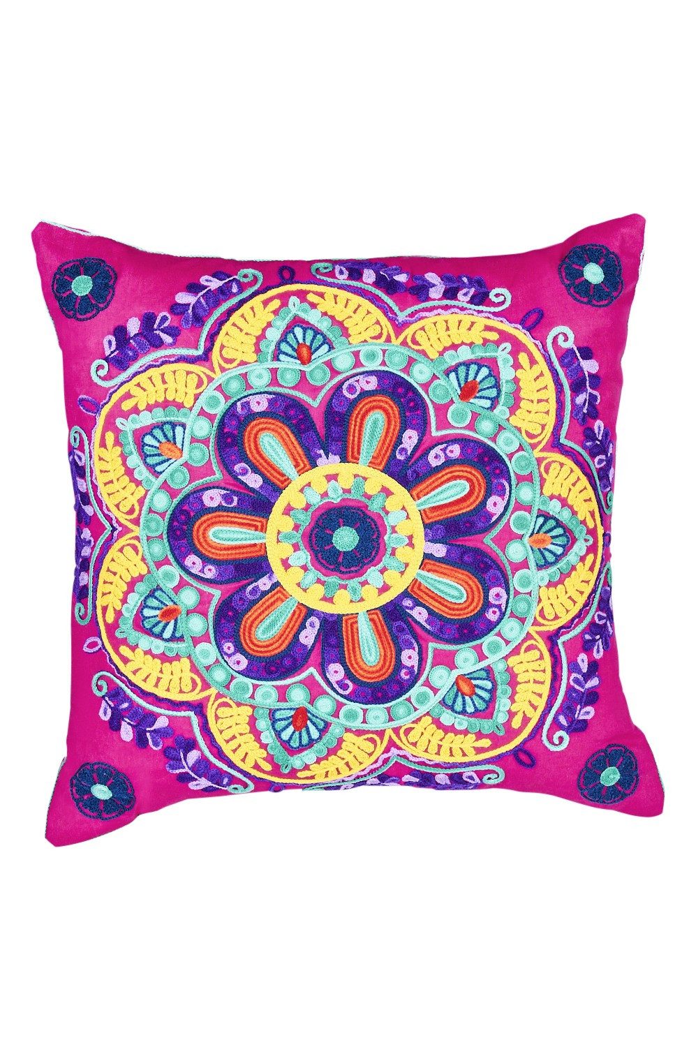 Marrakesch Orient & Mediterran Interior Sofakissen Indisches Zierkissen Sofakissen Balkis (7) - 45x45cm inkl. Füllung, Handarbeit
