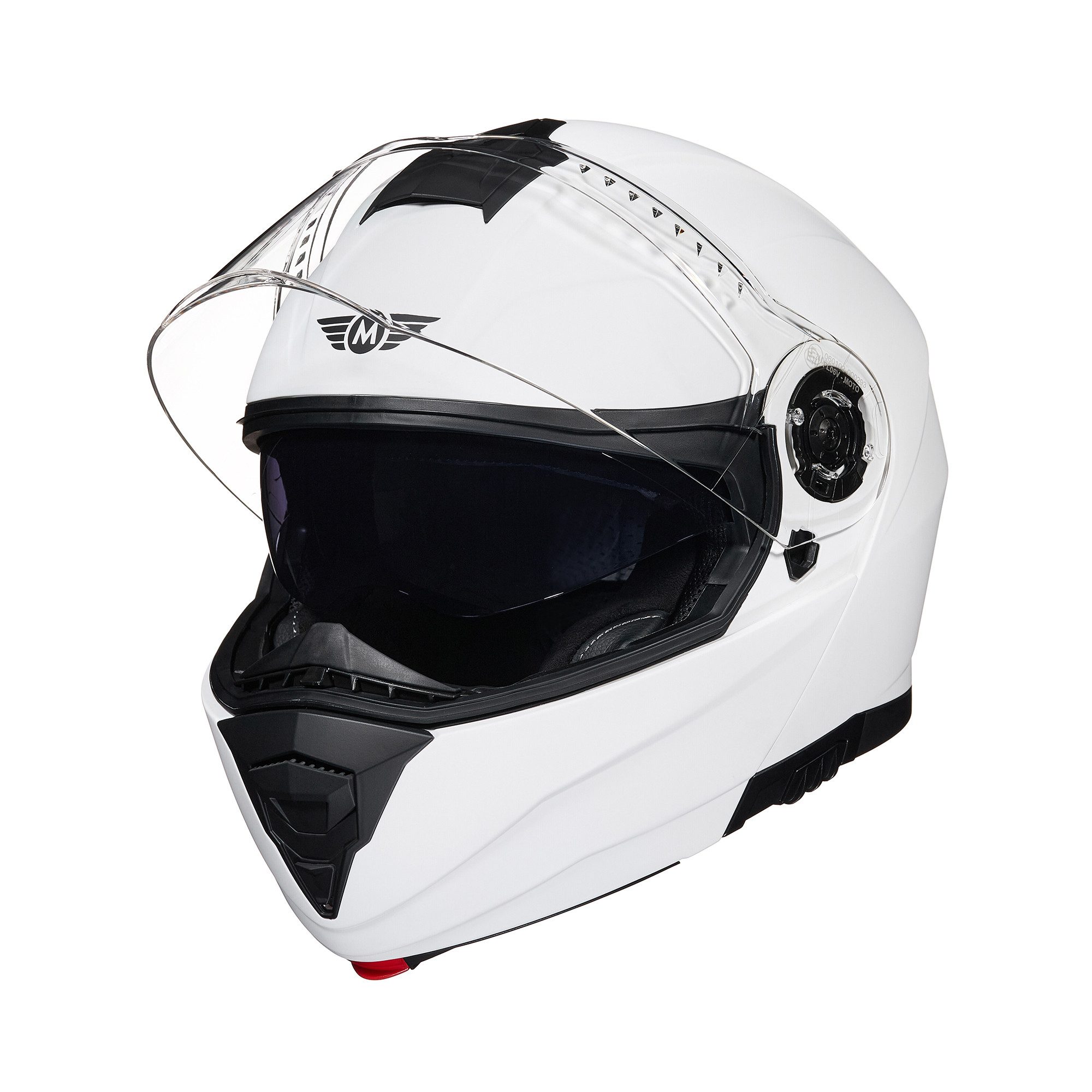 Motorradhelm Integralhelm Motorrad Full Face Helm Visier F-19