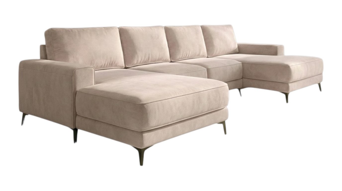 A&J MöbelLand GmbH Ecksofa VIENA, FABIO, VALTOR, MODENA mit Schlaffunktion, Bonellfederkern, Viele Varianten zur Auswahl – wählen Sie Farbe!, TOP ANGEBOT!