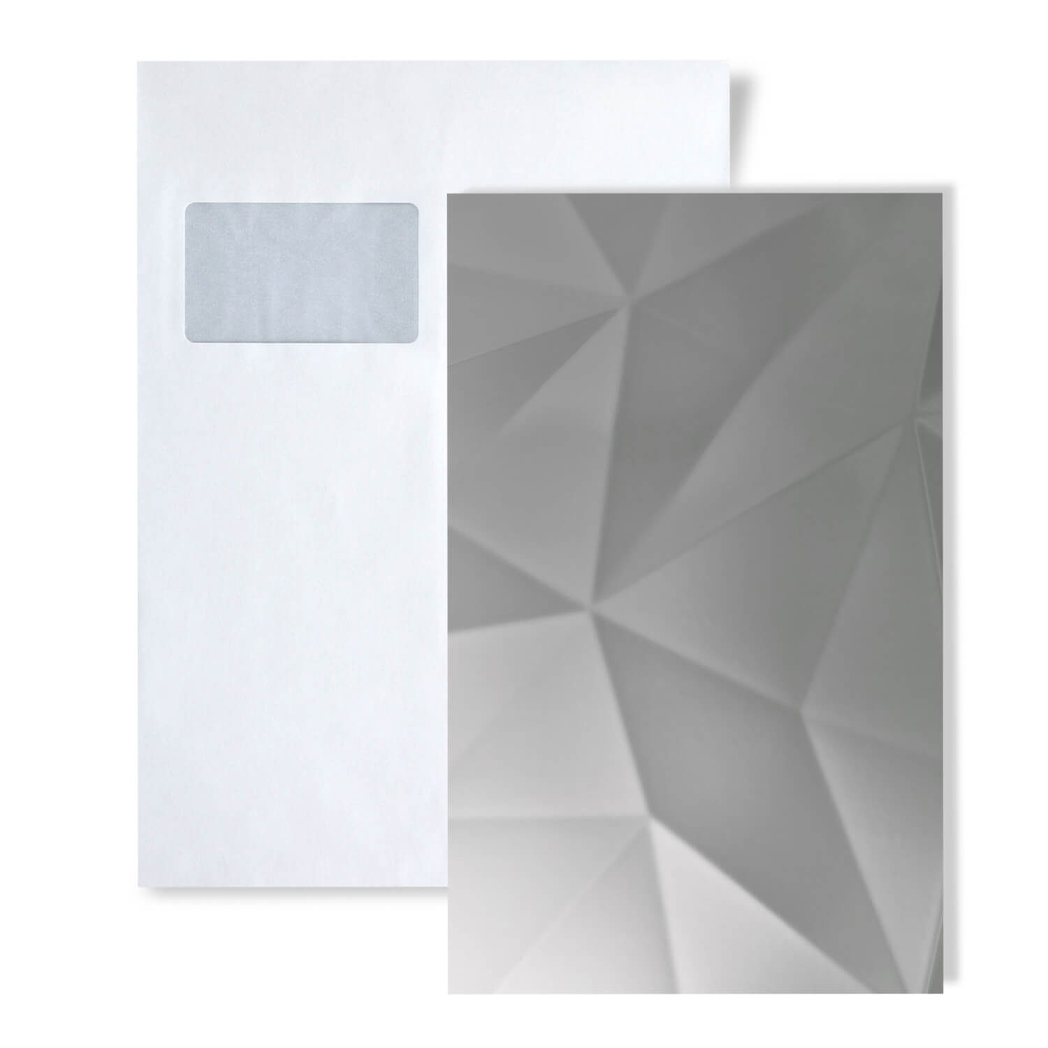 Wallface Wandpaneel 1 MUSTERSTÜCK S-30949 DIN A4 Wandpaneel MUSTER DIAMOND Silver, BxL: 0.4x21 cm, 0.03 qm, (1-tlg) silber