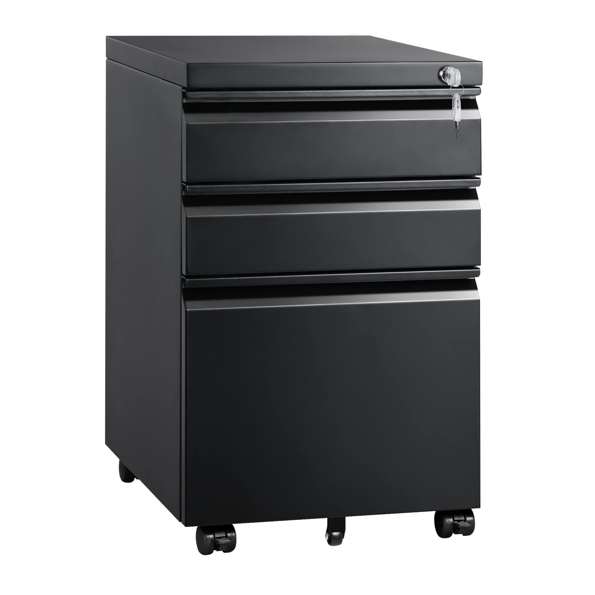 bizoemade Aktenschrank Abschließbar Rollcontainer Rollschrank mit günstig online kaufen