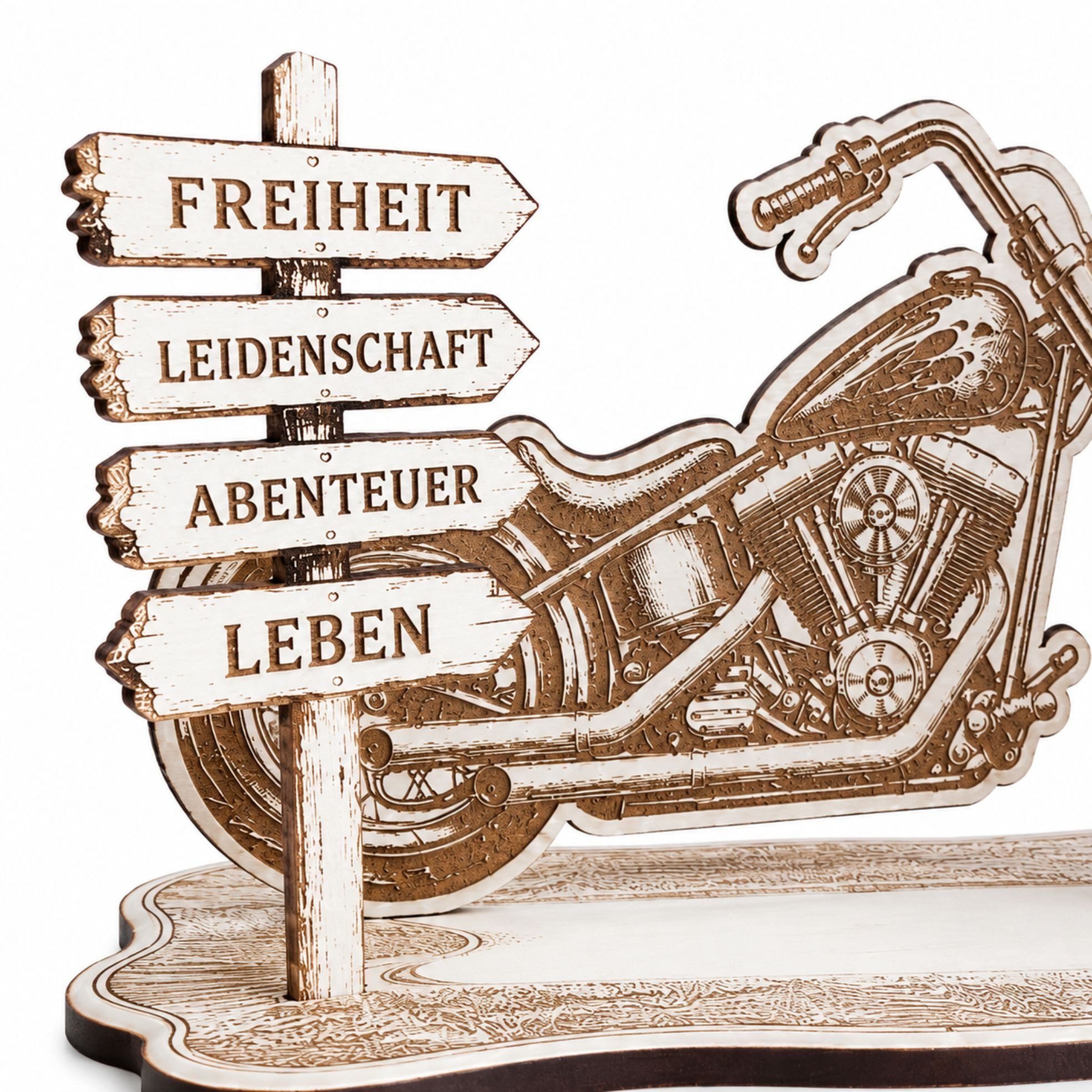 Dekolando Geschenkkarte Geldgeschenk Motorrad Biker Geschenk Tankgutschein 15 x 7,5 cm – Bild 5 von 5