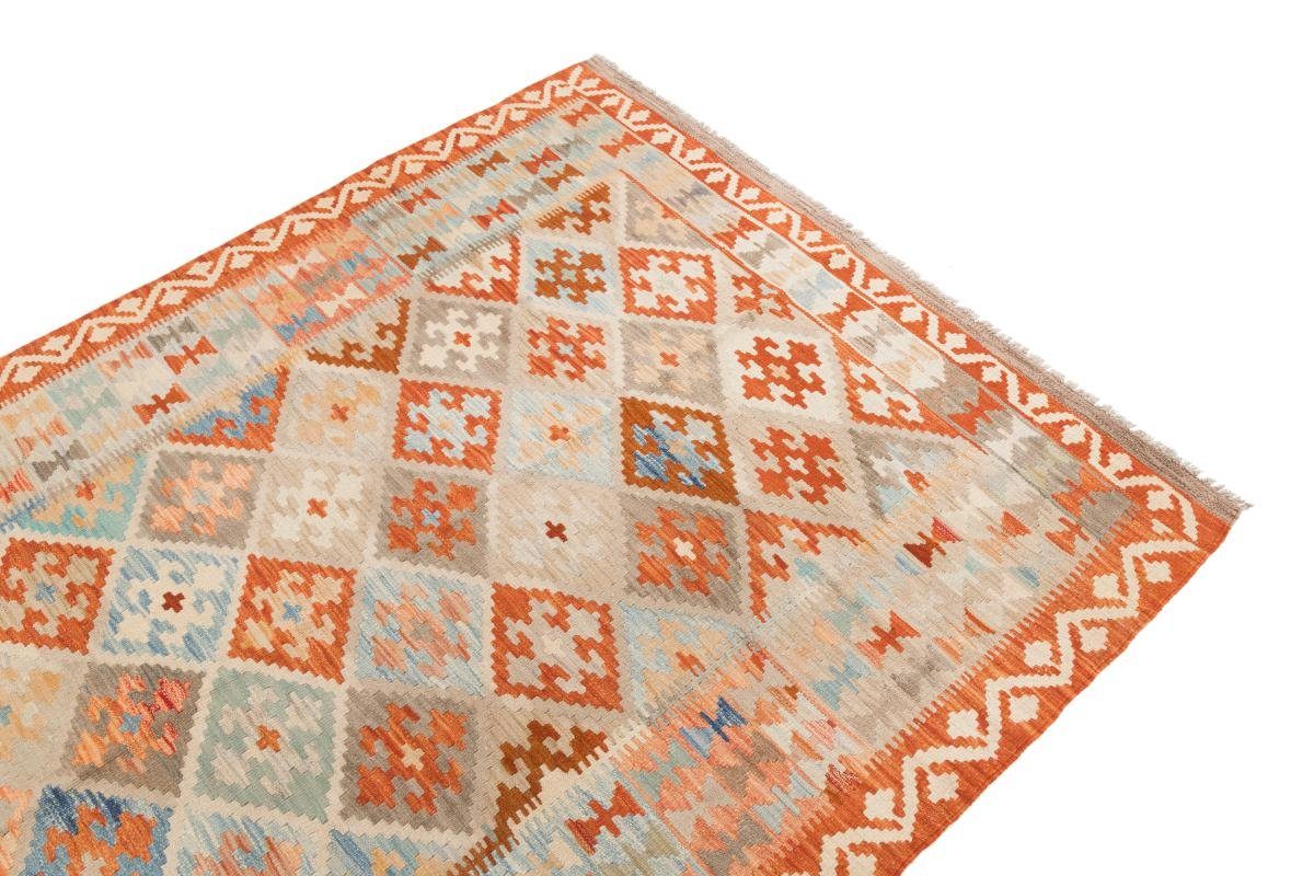 Orientteppich Kelim Afghan 156x200 Handgewebter 3 Trading, mm Orientteppich, rechteckig, Höhe: Nain