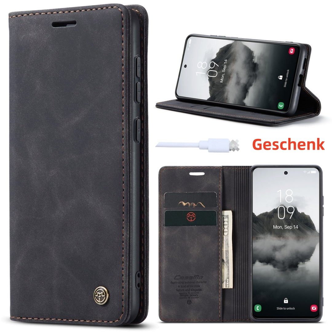 trends for living Handyhülle Leder Hülle Tasche Cover Klapp Case Etuis für OPPO Modelle Magnet