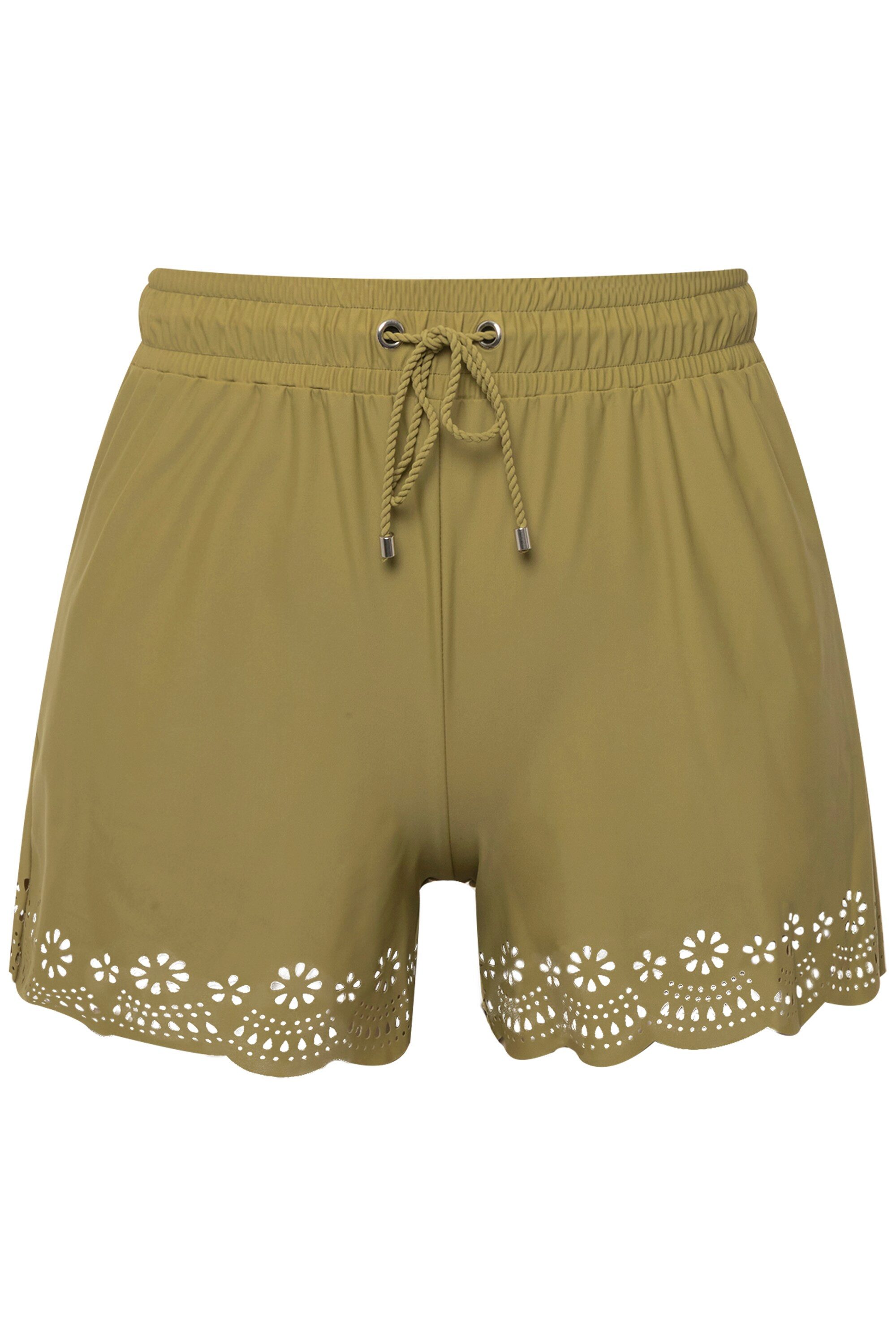 Studio Untold Soft-BH Badeshorts weites Bein Lasercut-Saum günstig online kaufen
