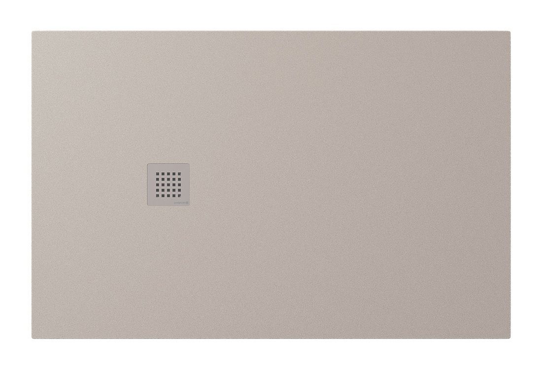 Polysan s.r.o. Duschwanne TRENECA Gussmarmor-Duschwanne 140x90cm, Verkürzungsmöglichkeit, Rechteckig, Polysan-84309-81