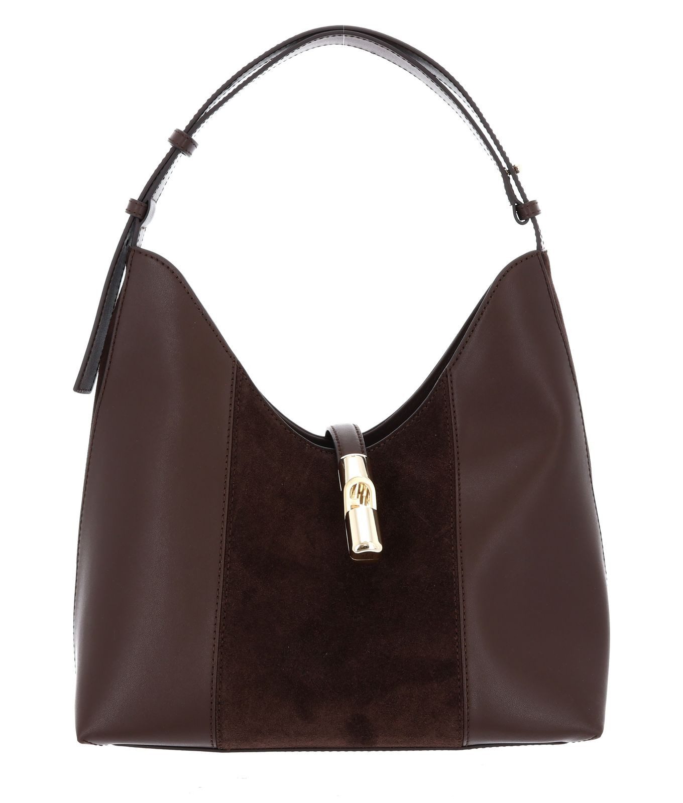 Furla Schultertasche Hobo, aus echtem Leder