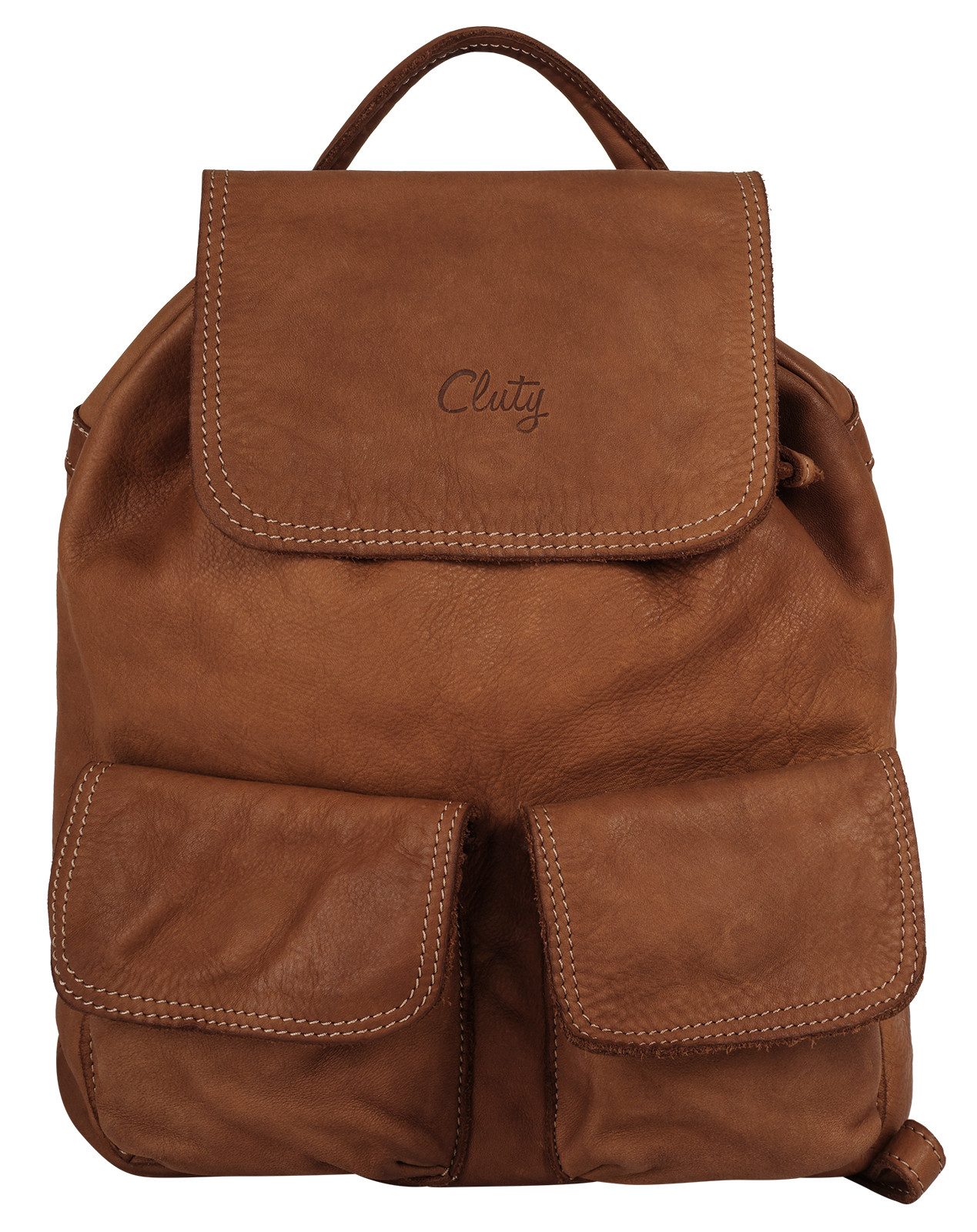 Cluty Cityrucksack, echt Leder, Made in günstig online kaufen
