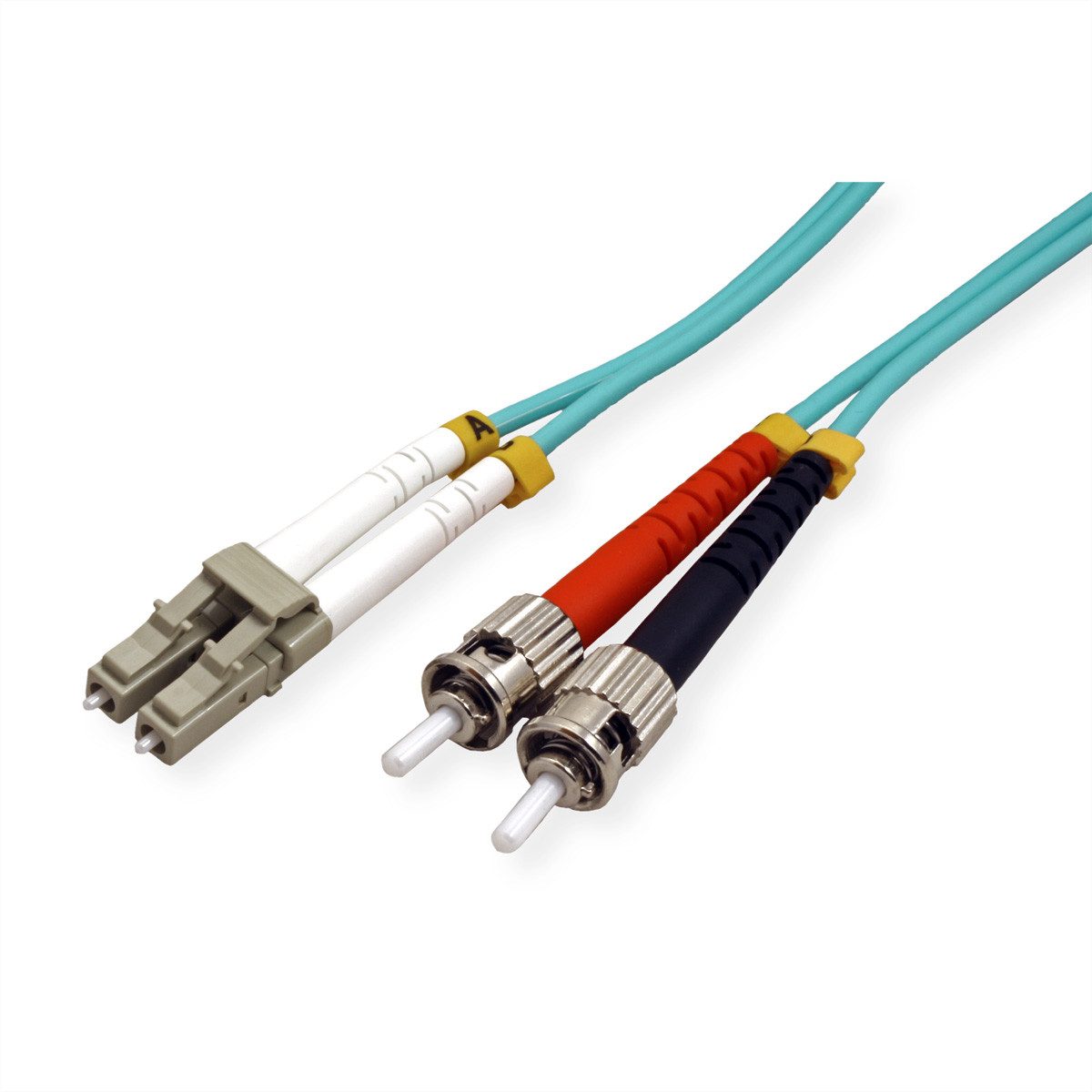 VALUE LWL-Kabel 50/125µm OM3, LC/ST Glasfaserkabel, (300.0 cm)
