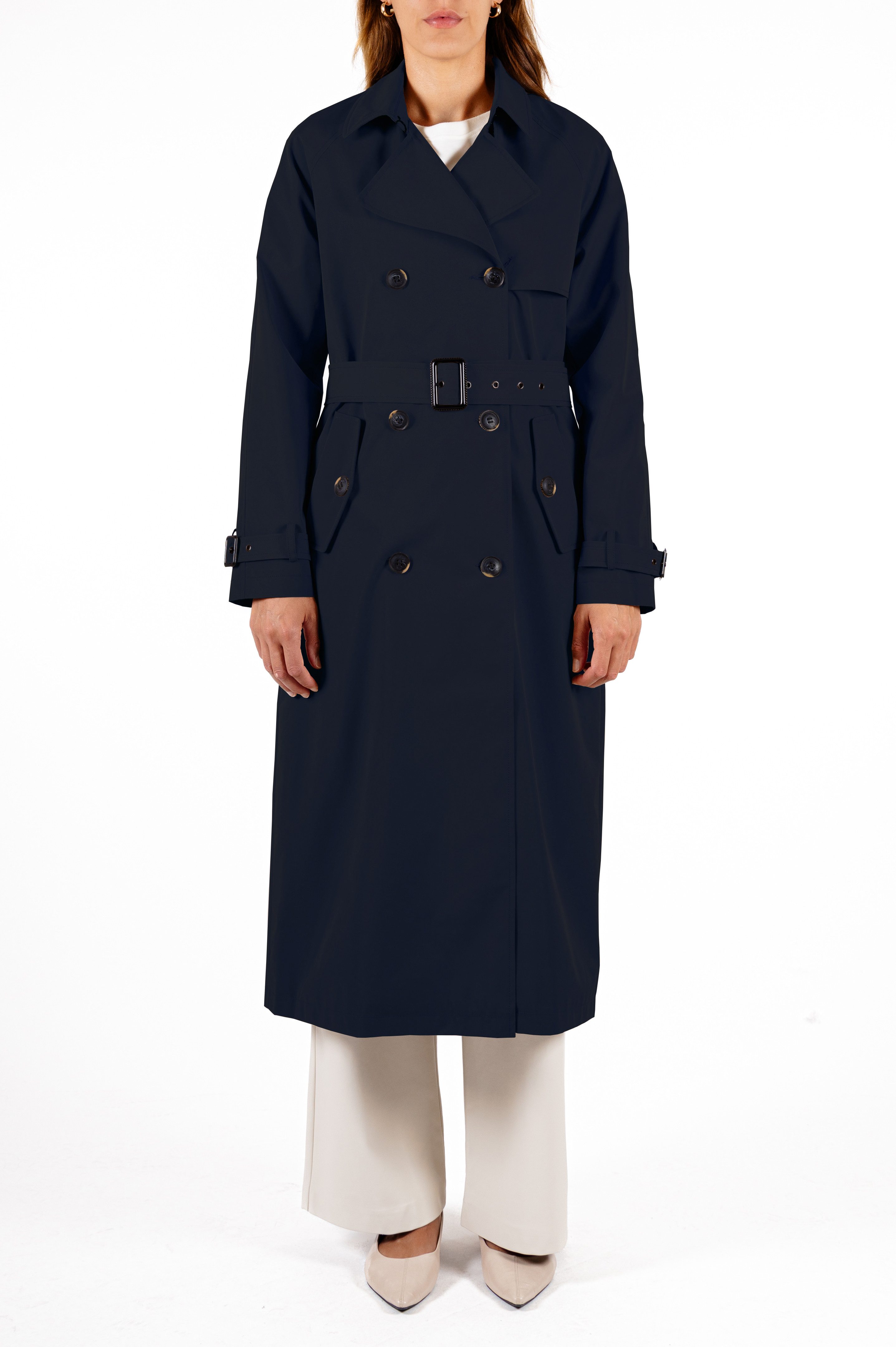 Rino & Pelle Trenchcoat ERA mit doppelter Knopfleiste und Gürtel günstig online kaufen