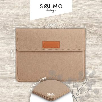 sølmo Tablet-Hülle Filz Tablet-Hülle 8 Zoll - für verschiedene gängige Modelle mit einer Größe bis zu 21,5 x 16,5 cm 20,3 cm (8 Zoll)