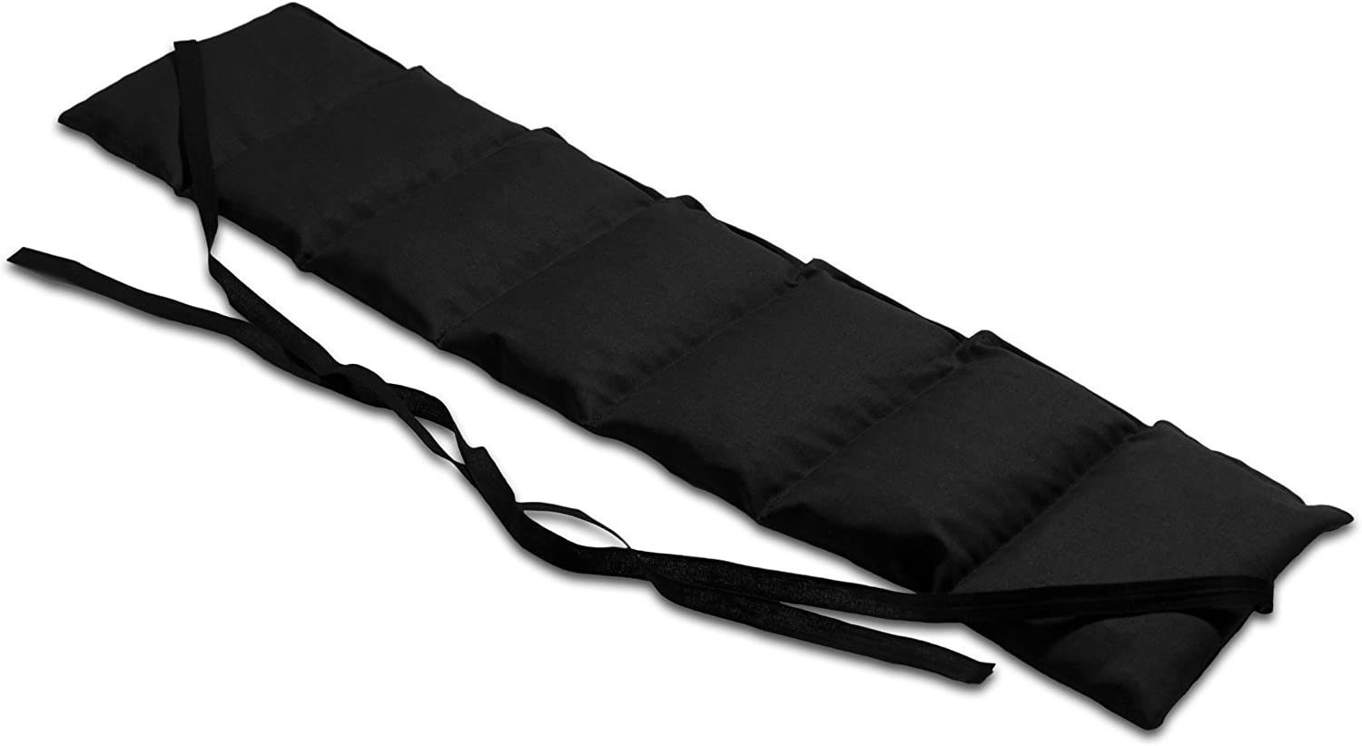 Giraffenland Wärmekissen Bio-Dinkelkissen 7-Kammer mit Band 65x15cm – Wärmekissen - Bio Dinkel, Wärmekissen>Mikrowelle/Backofen, Kältekissen>Kühlschrank/Gefriertruhe