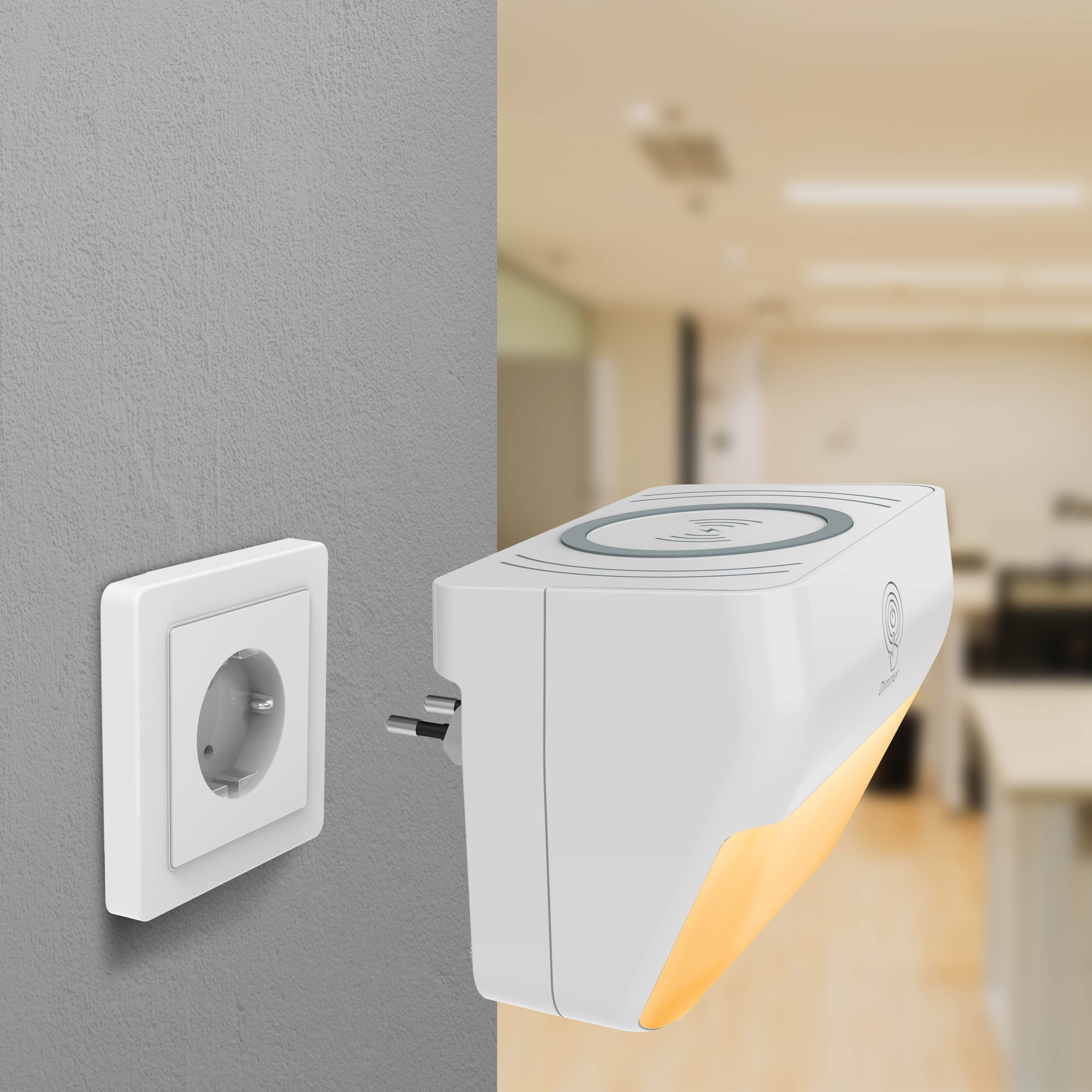 Northpoint LED Nachtlicht RGB für die Steckdose mit Farbwechsel und Induktionsladung