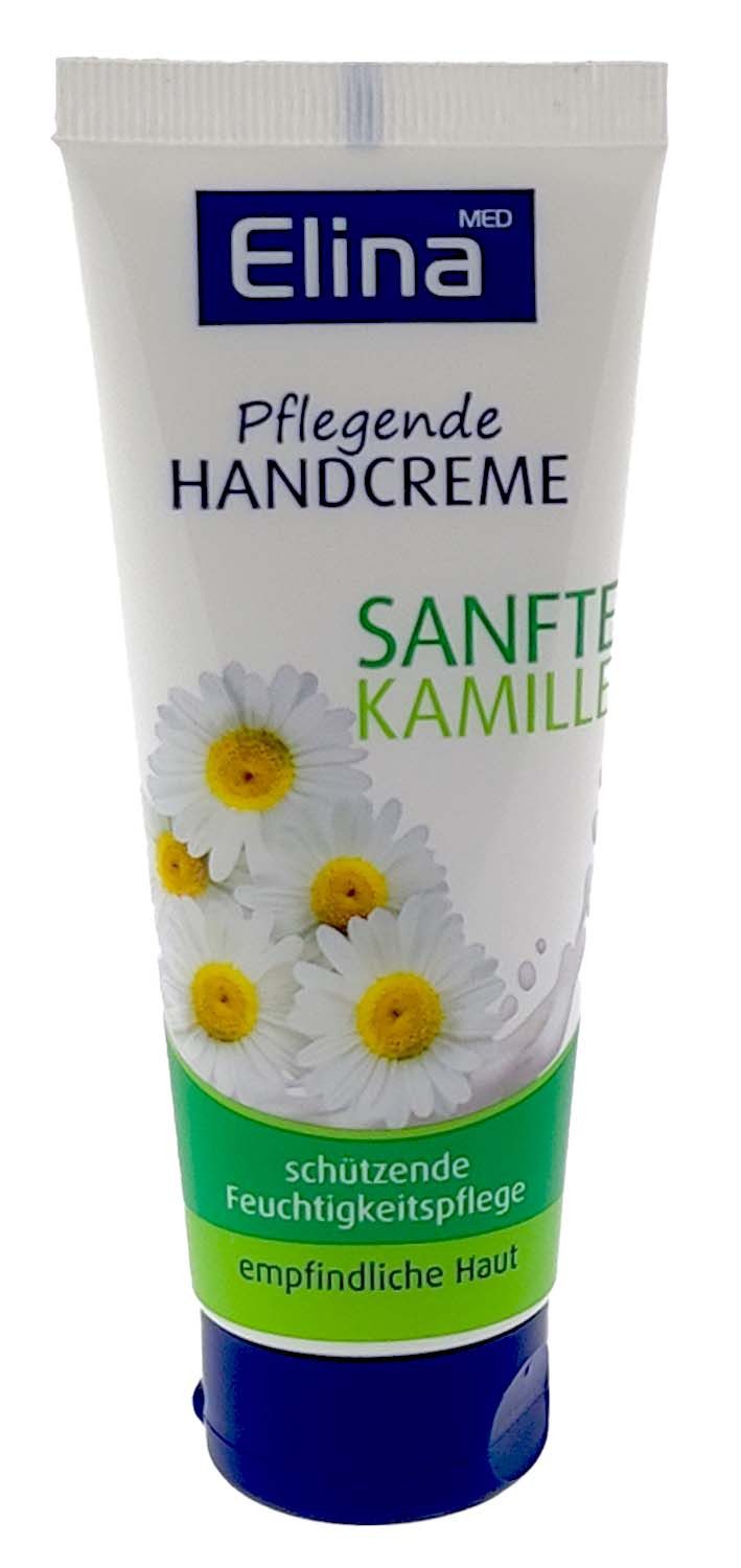 Elina Med Handcreme Handcreme Kamille Hautpflege 50ml Tube 1 Stück Tube, 1-tlg., Handcreme Creme Kamille Elina Feuchtigkeitspflege empfindliche HautTub