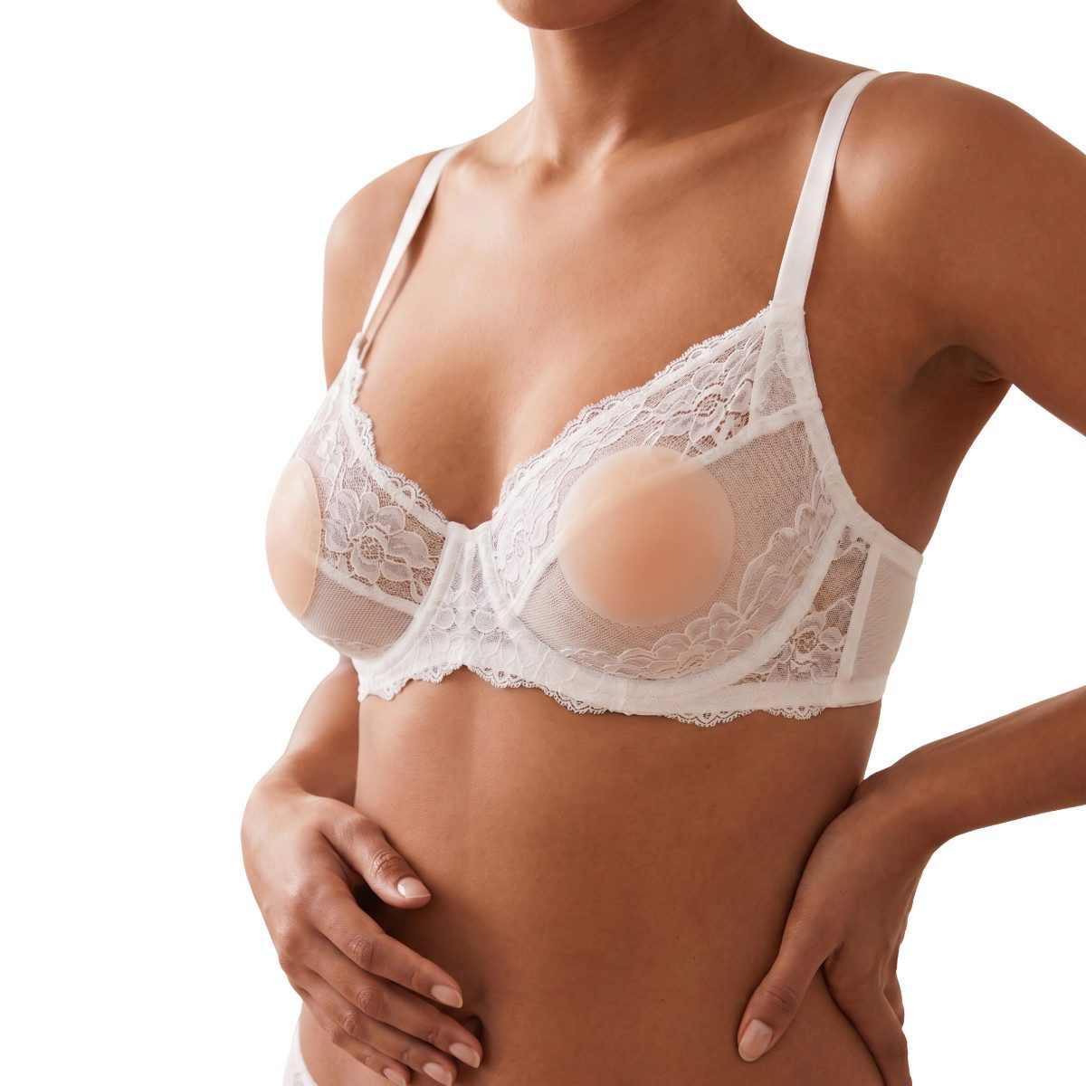 Miss Perfect Brustwarzenabdeckung 70003, Silicone Nipple Covers Self-Adhesive – Silikon-Covers mit Halt