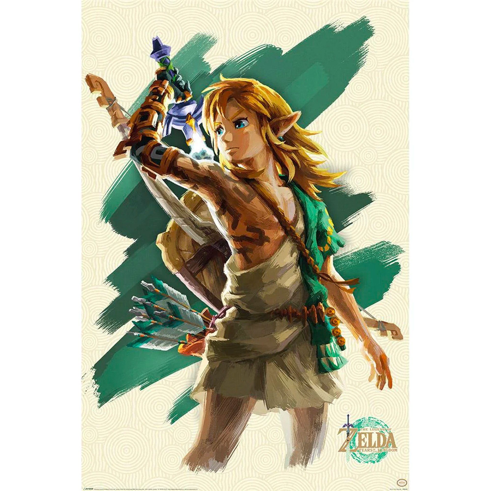 Hole in the Wall Poster Link Unleashed TOTK - The Legend of Zelda, Link Unleashed