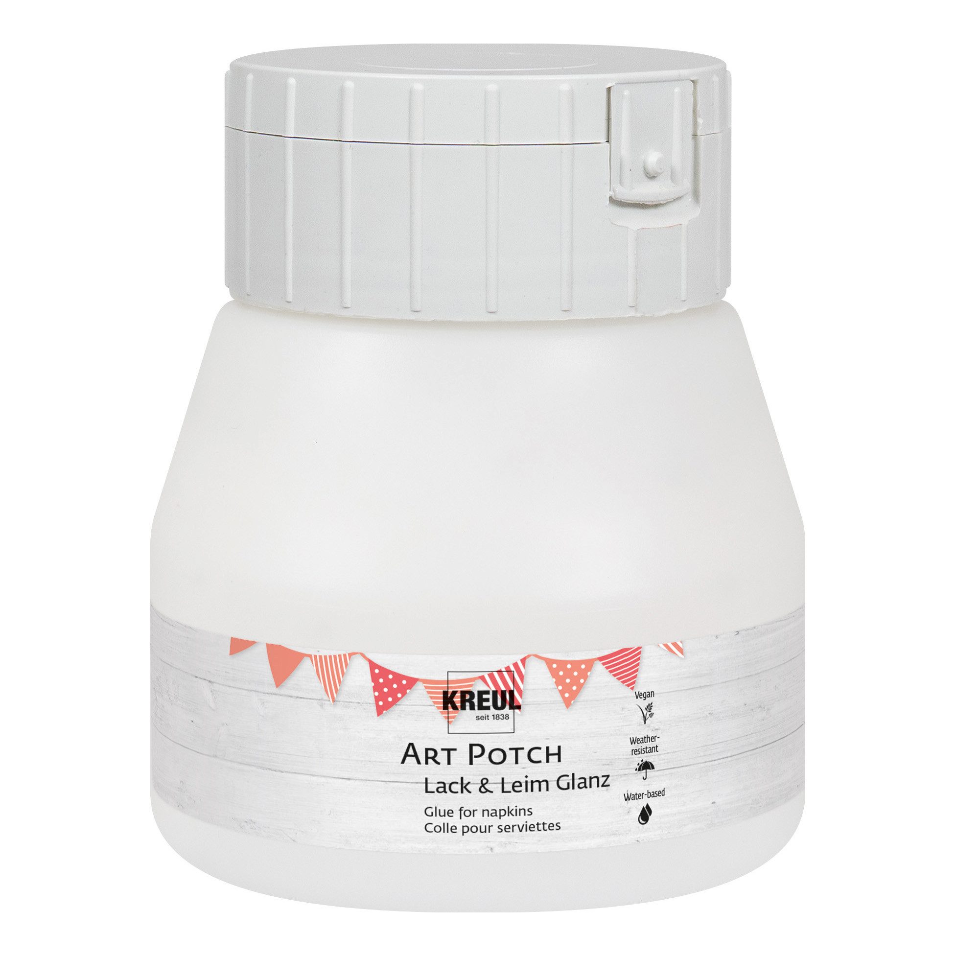 Kreul Bastelkleber Serviettenlack Art-Potch, 250 ml, gllänzend