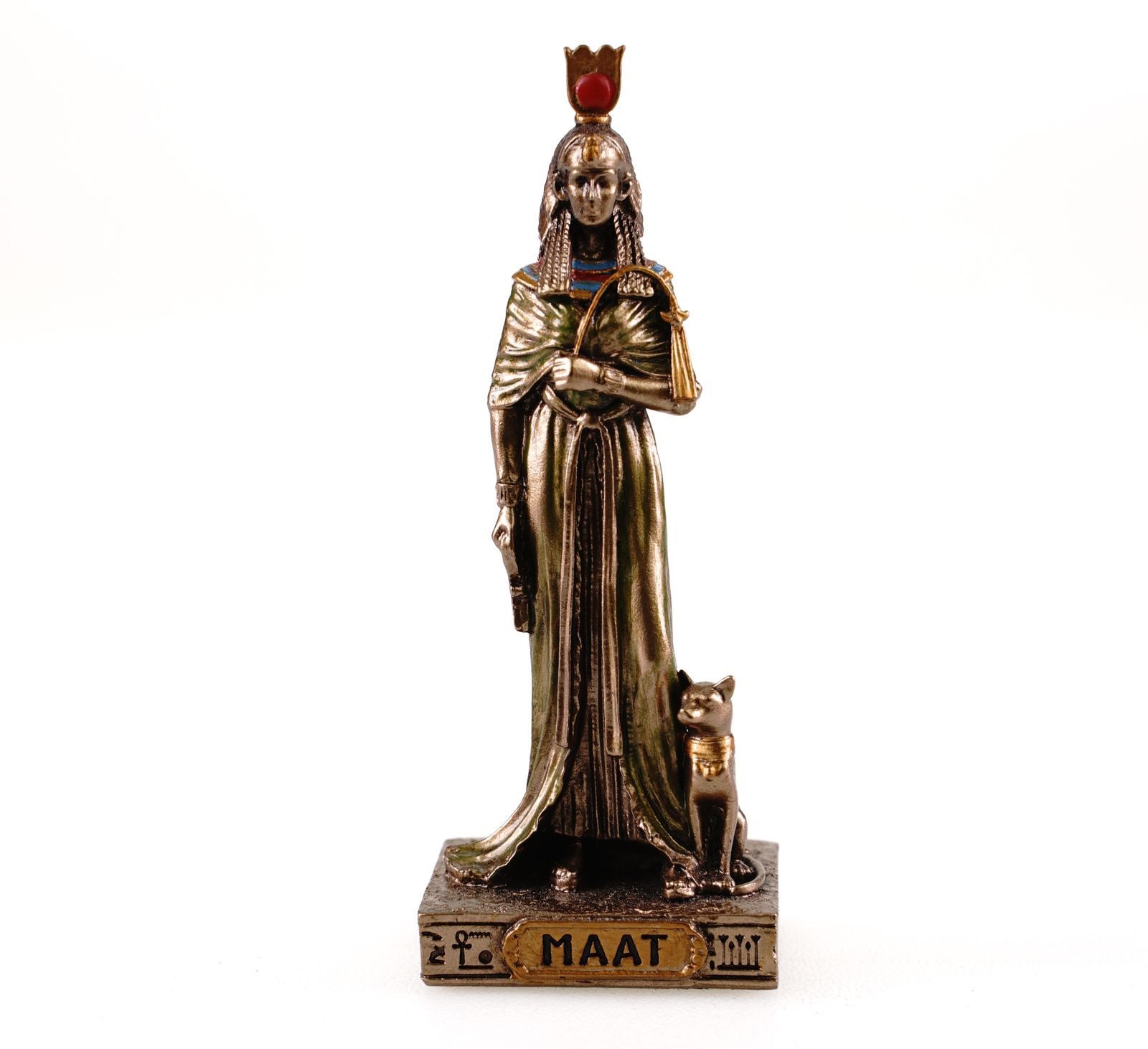 Dekofigur Miniatur Dekofigur Ägyptische Göttin Maat by Veronese 9cm Statue