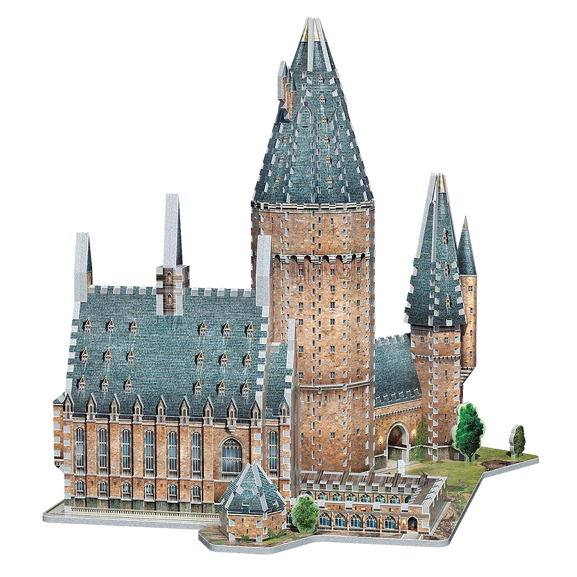 Wrebbit 3D-Puzzle Hogwarts Große Halle - Harry Potter, 850 Puzzleteile