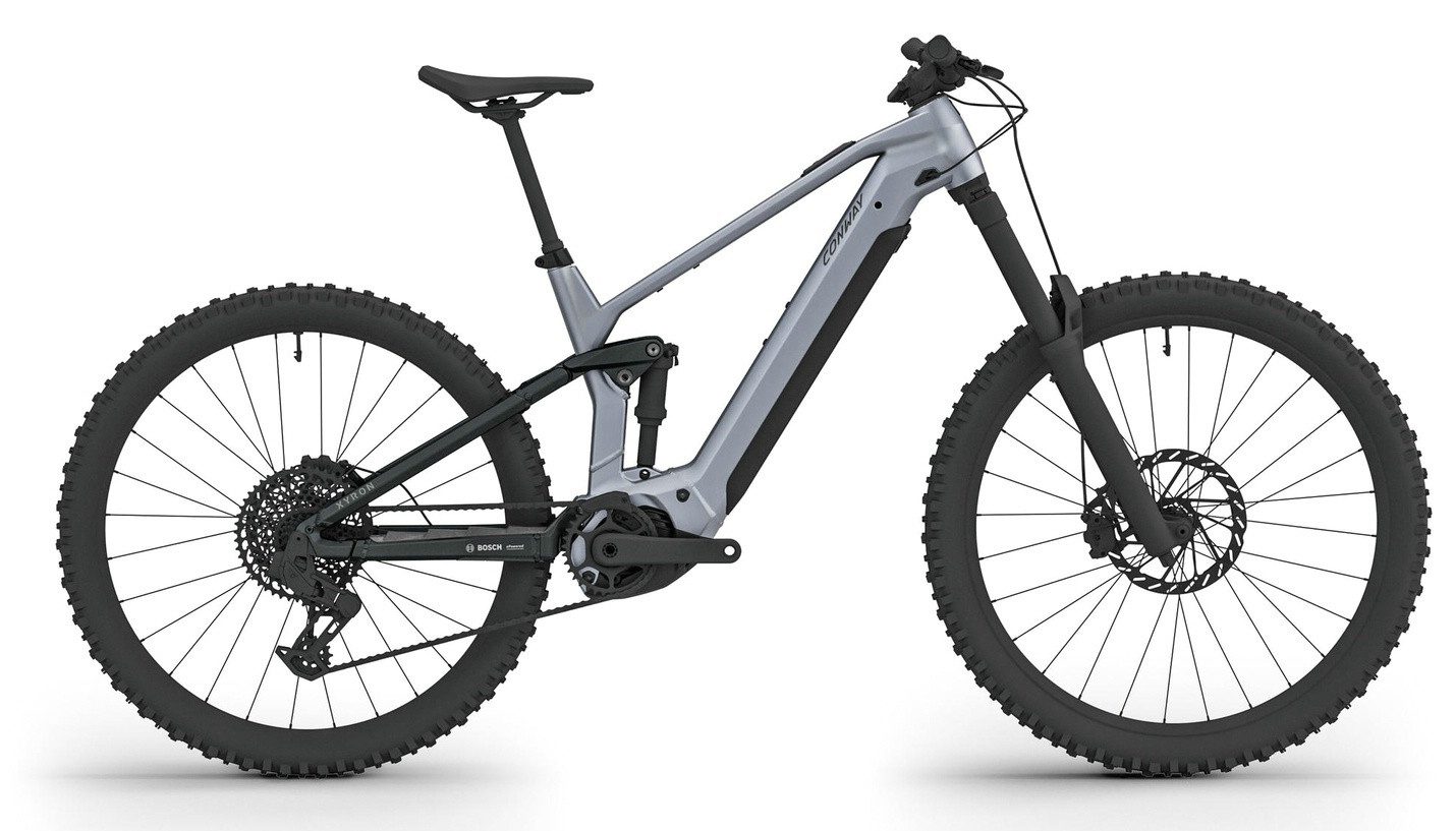 Conway E-Bike E-Mountainbike Xyron ST 4.0 alu raw matt / black 29" 800 Wh Diamant, 12 Gang Shimano SHIMANO "Deore RD-M6100, 12speed Schaltwerk