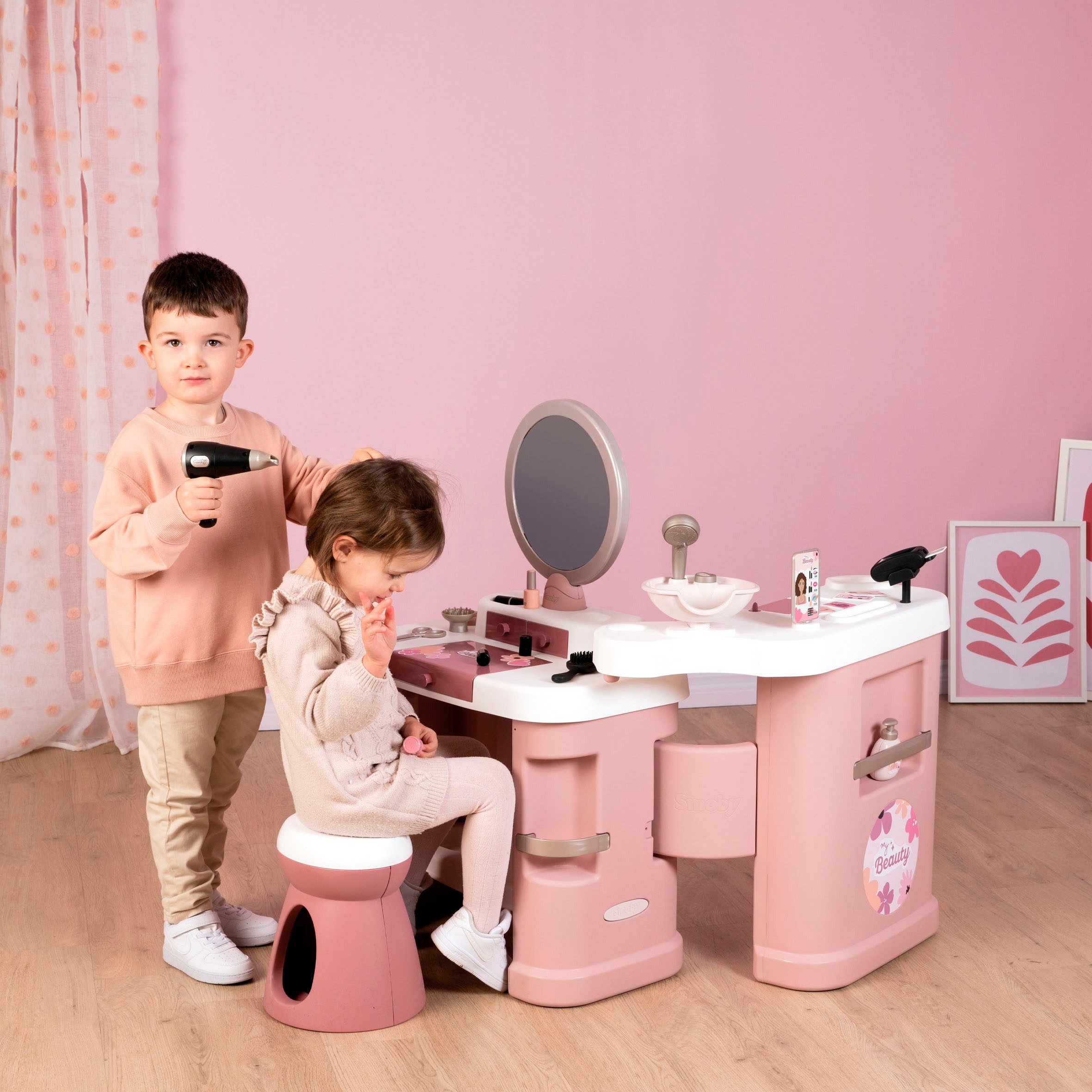 Smoby Schminktisch My Beauty Center Kosmetikstudio, mit Licht- und Soundfunktion – Bild 5 von 5