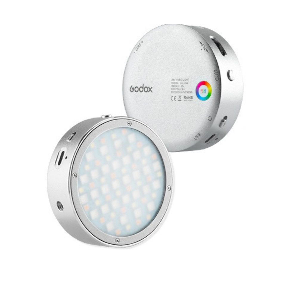 Godox GO-R1 Round RGB Mini Light R1 RGB Leuchte bunt Blitzgerät