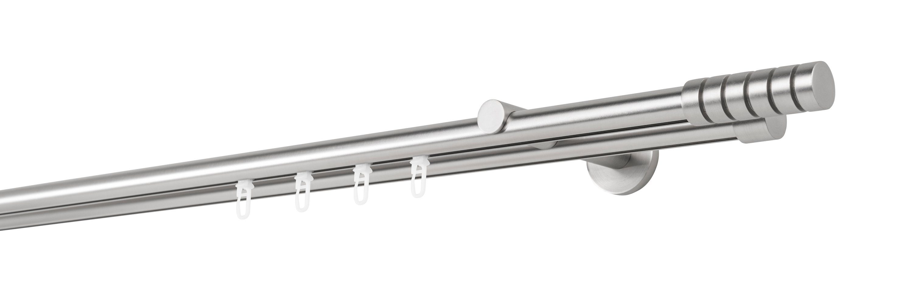 ondeco Gardinenstange Profil Wandabstand 12cm Rille, Ø 20 mm, 2 läufig-läuf günstig online kaufen
