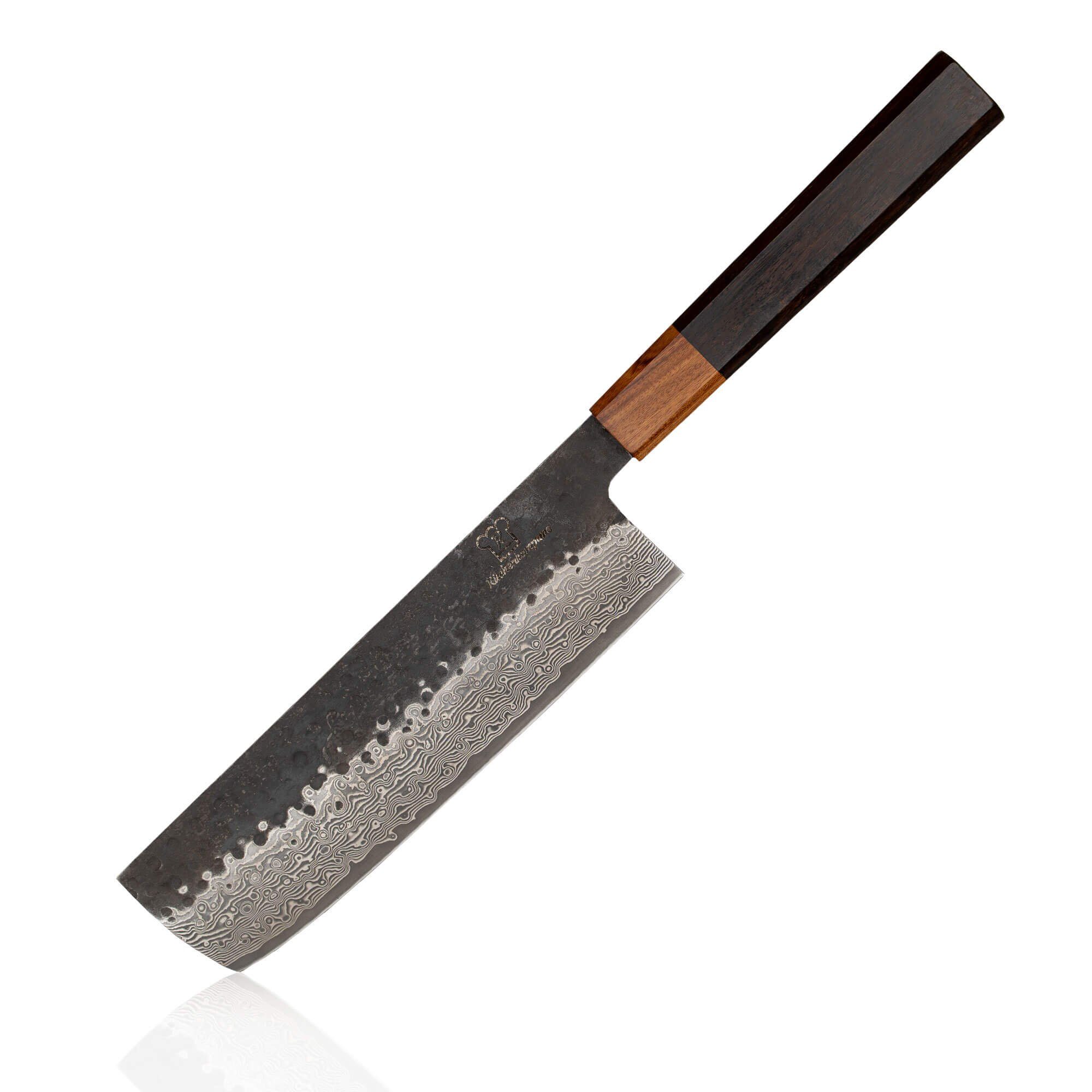 Küchenkompane Damastmesser Küchenkompane Shikku Nakiri – 67 Lagen Damast – Bambus-Griff