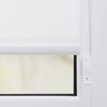 Seitenzugrollo Klemmfix Motiv Ostseestrand, LICHTBLICK ORIGINAL, Lichtschutz, ohne Bohren, freihängend, Klemmfix, bedruckt