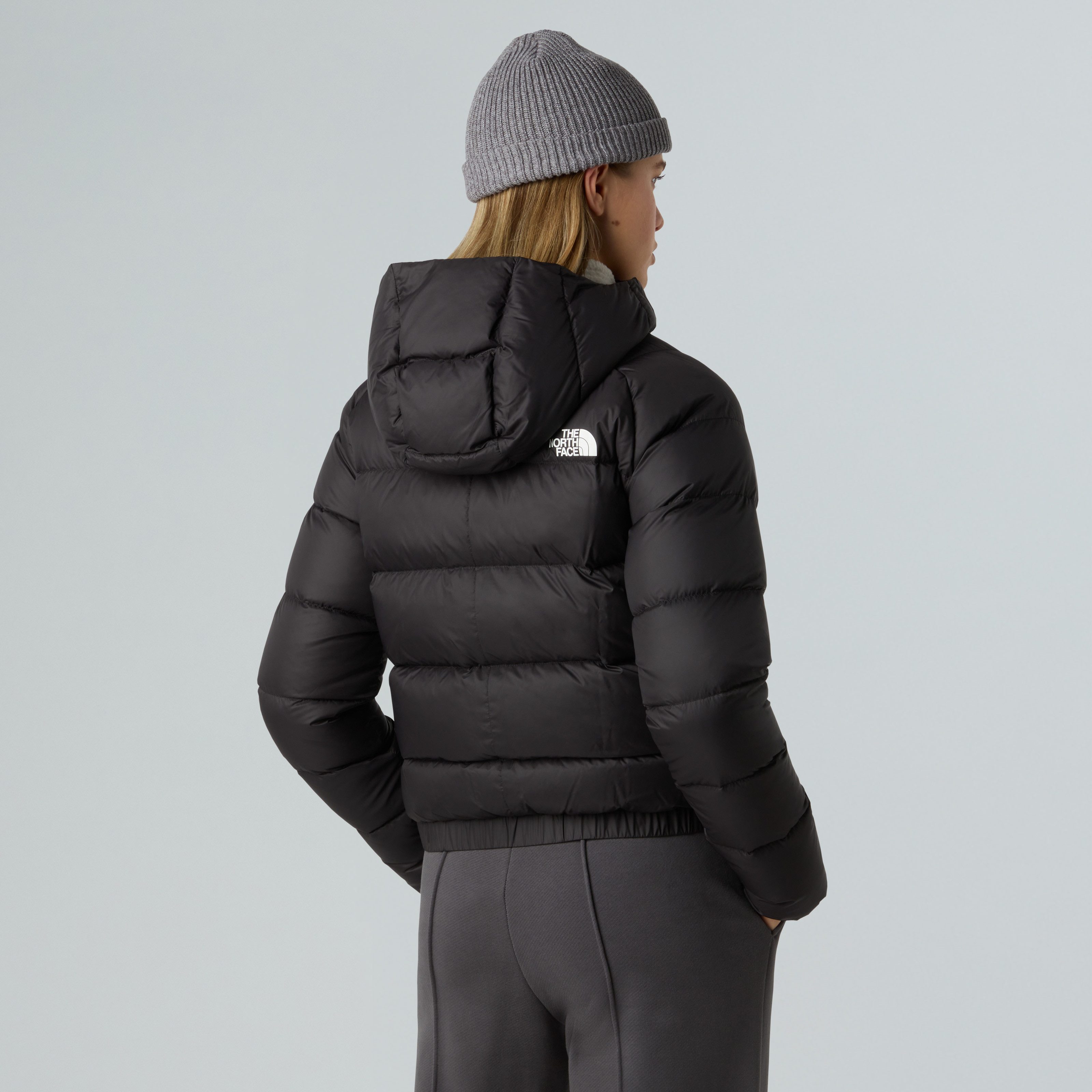 The North Face Daunenjacke 600er Füllkraft, elastischer Rückensaum, Handwärmtaschen