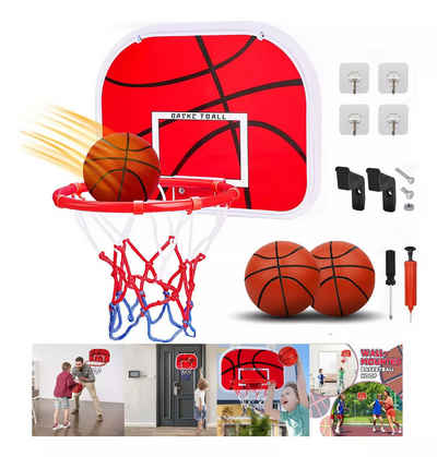 Cbei Basketballkorb Basketballspiel (Set), für Kinder, Basketballring an der Tür, Stabiler Basketball Korb Outside mit Brett und Netz Basketballkorb
