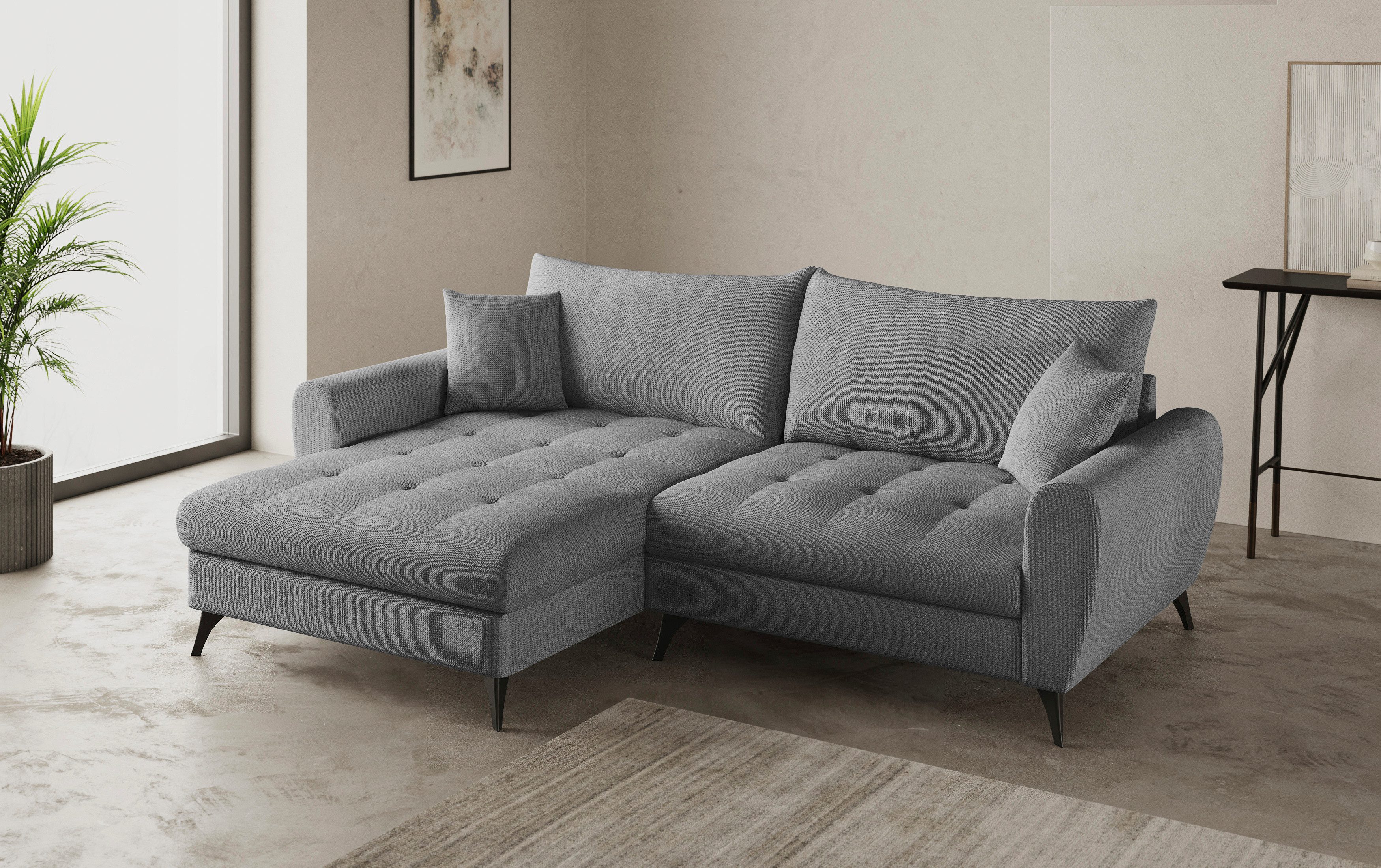 Mr. Couch Ecksofa "Blackburn II, L-Form", Mit Kaltschaumpolsterung bis 140 günstig online kaufen