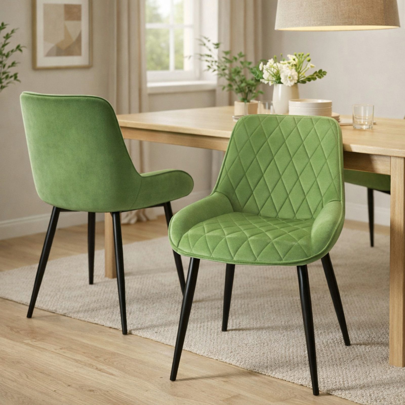 HAGO Esszimmerstuhl 2er Set Esszimmerstuhl Polsterstuhl Küchenstuhl Sessel Stuhl Armlehne