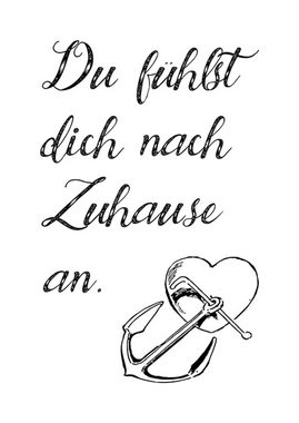 artissimo Poster Poster mit Spruch DinA4 Bild Sprüche Typo-Print Liebe Liebeserklärung, Zitate und Sprüche: Liebe