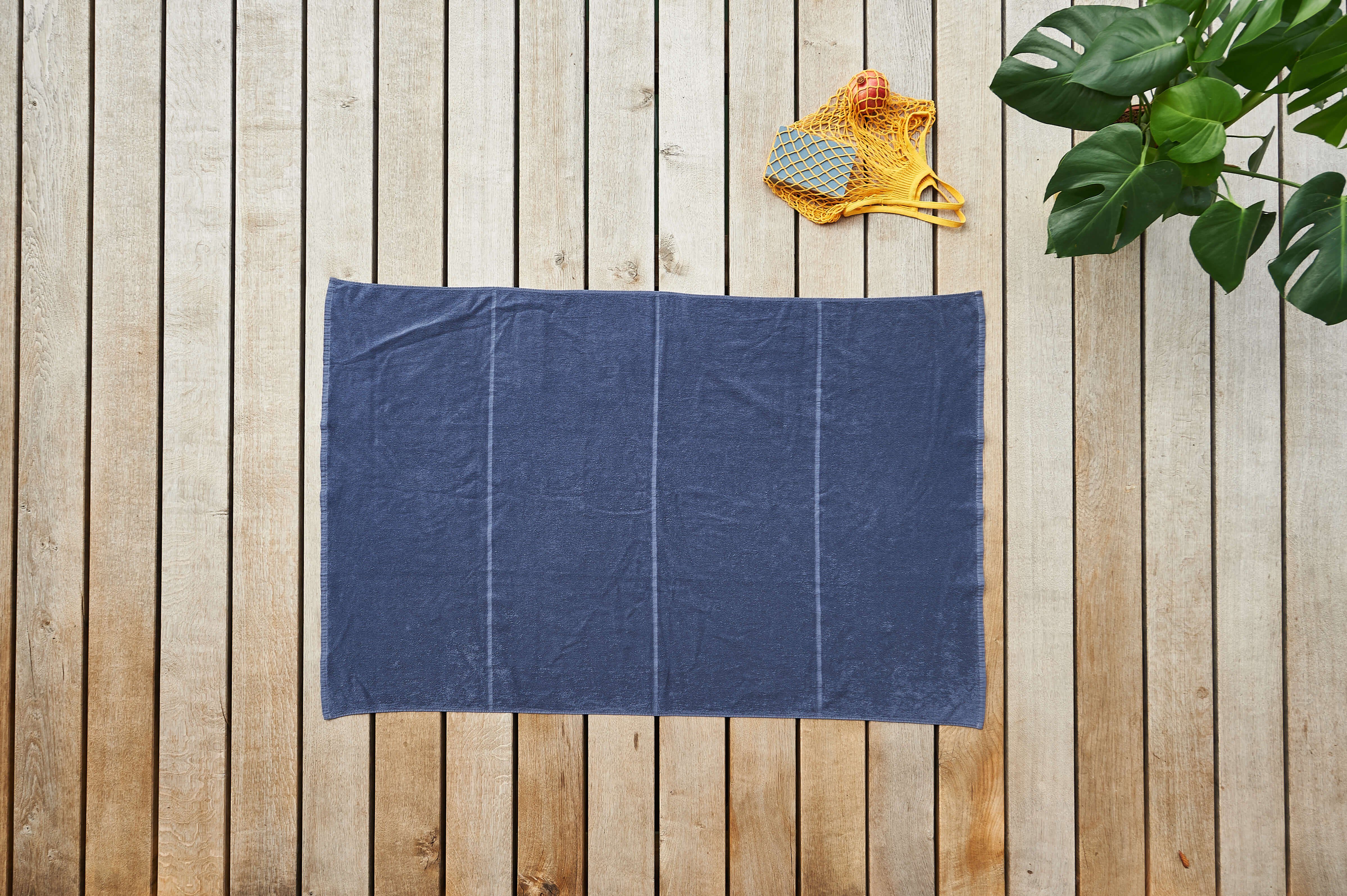 lavie Handtücher Tilda, aus Handtücher 100% Bio-Baumwolle indigoblau