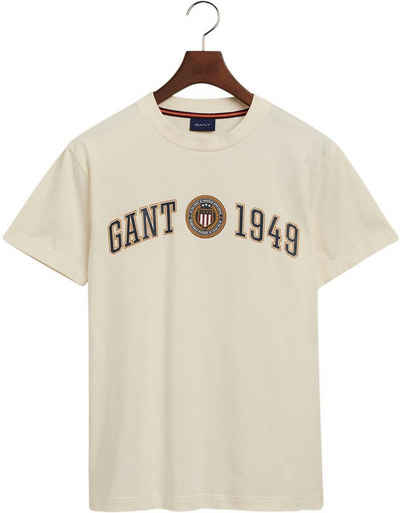 Gant T-Shirt »D1. GANT CREST SHIELD TSHIRT« mit Logodruck auf der Brust