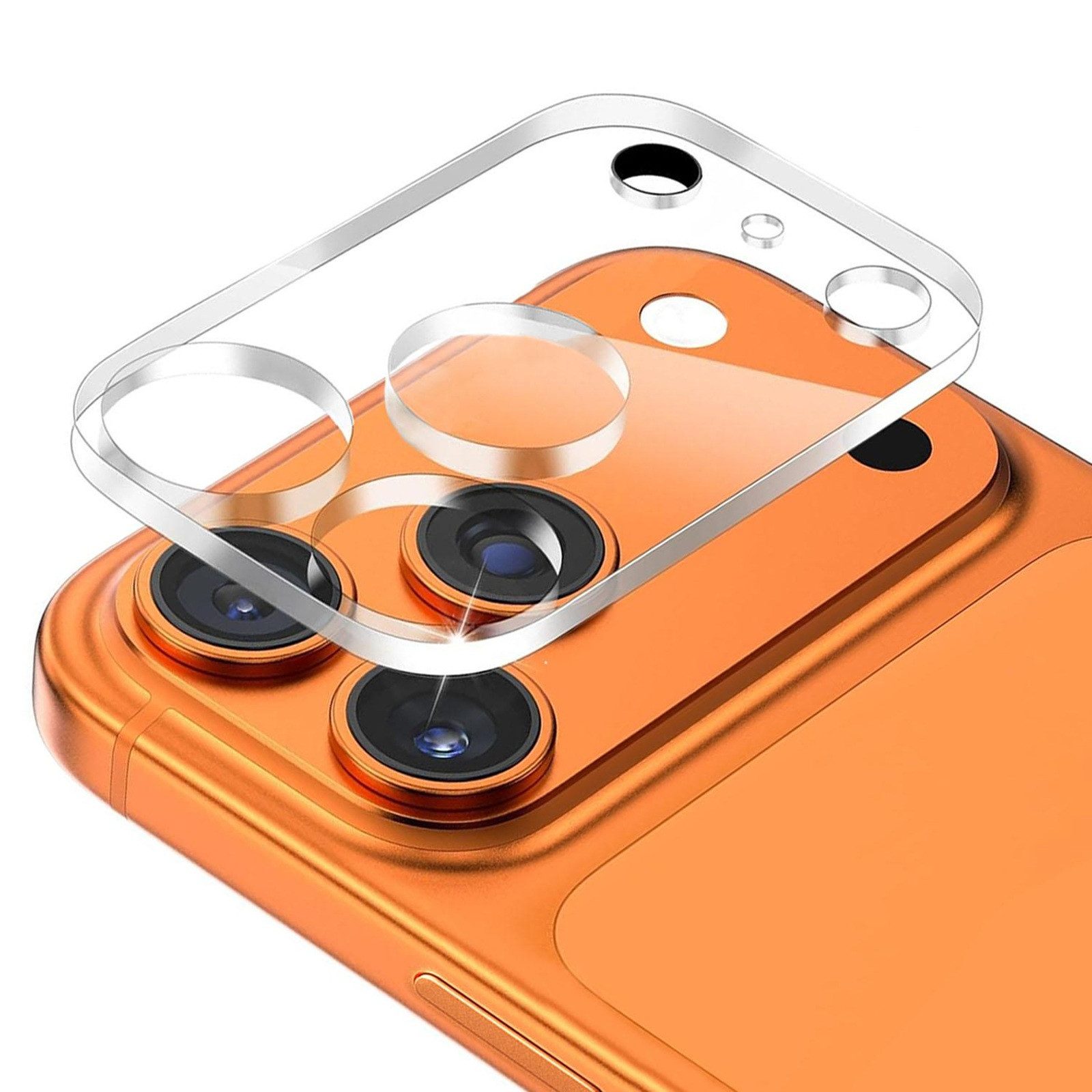 Protectorking Kameraschutzglas Kameraschutz HD klar Tempered 9H Panzerglas Linse Kamerafolie für iPhone 17 Pro Max, 1 Stück, Kameraschutz, Linsenschutz, Objektivschutz, kratz- & stoßfest