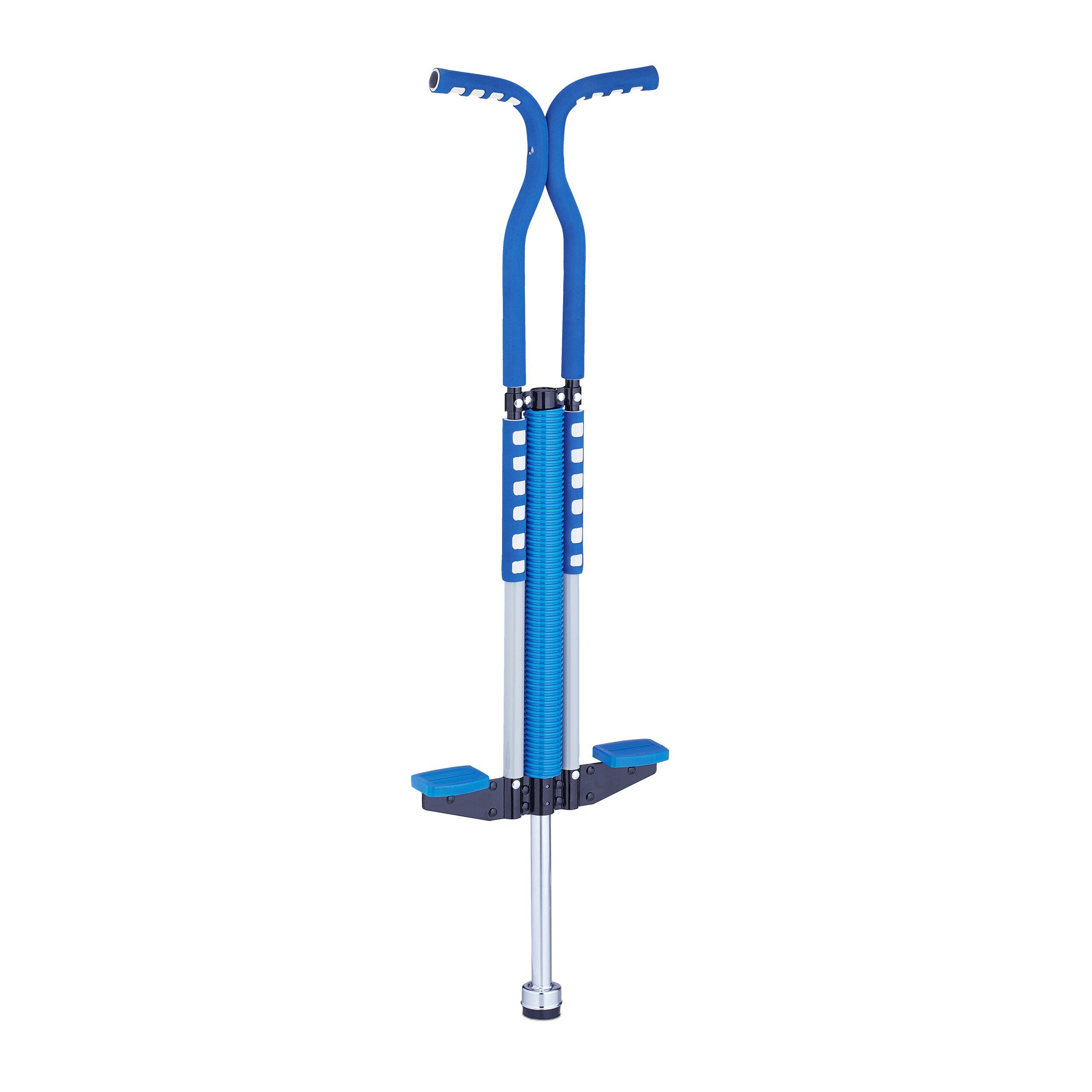 relaxdays Hüpfspielzeug Blauer Pogo Stick für günstig online kaufen