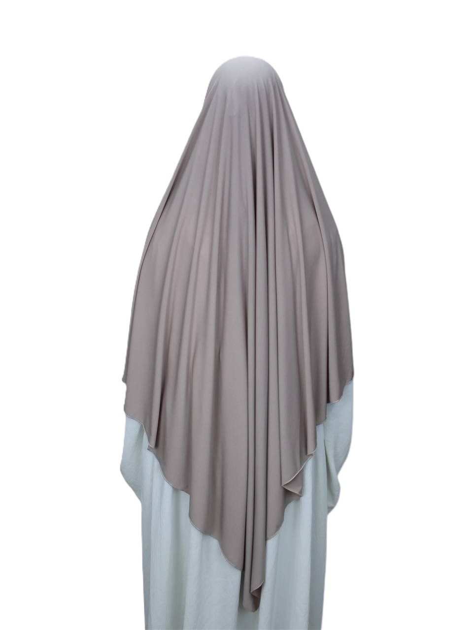 Aymasal Kopftuch Jersey premium Khimar BAYLA Einlagiger Jersey Khimar Hijab Scarf Islam, (Einzeln, Einzelartikel), Kopftuch Jersey Premium Khimar BAYLA