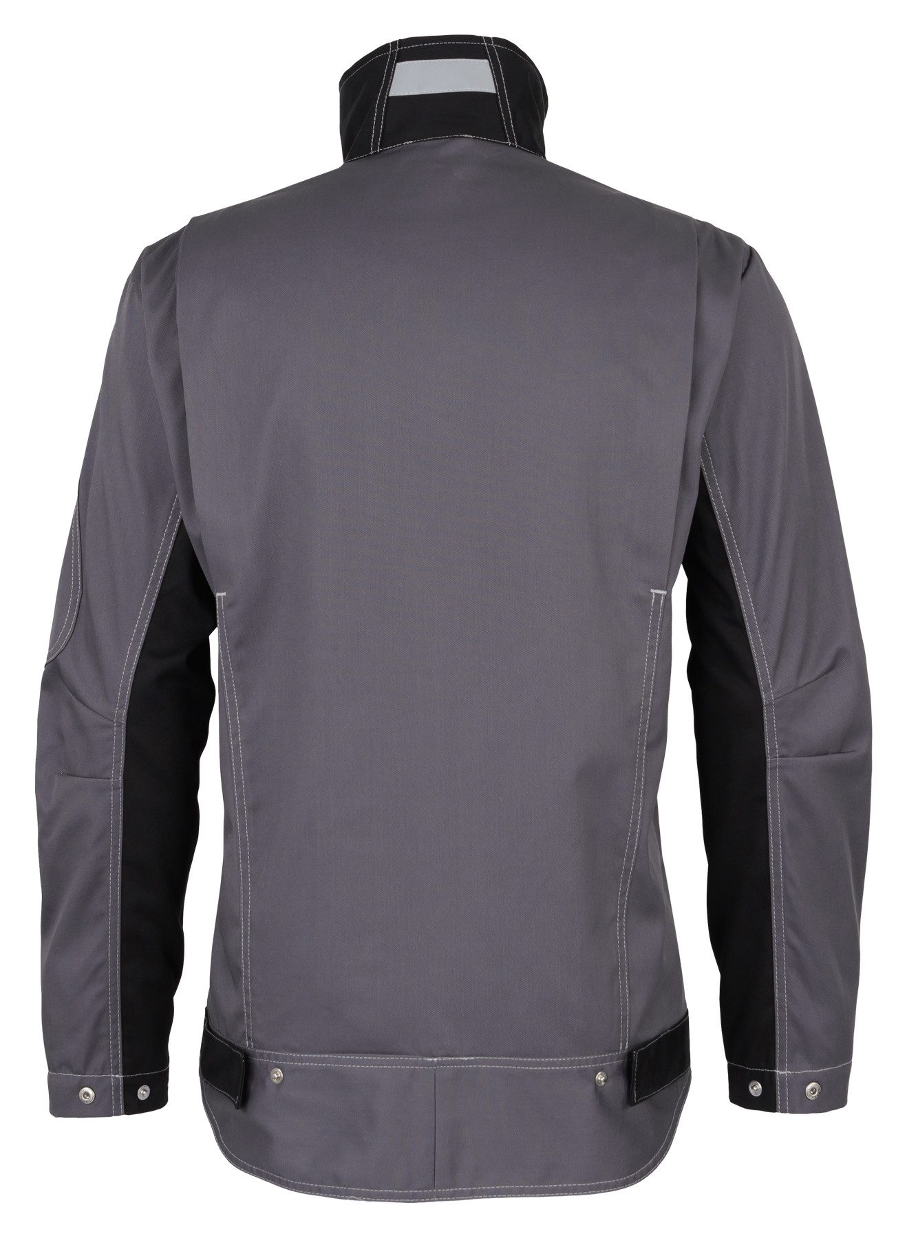 BEB Arbeitsjacke beb HANDWERK Herren Bundjacke INFLAME Polyestermix Grau/Schwarz