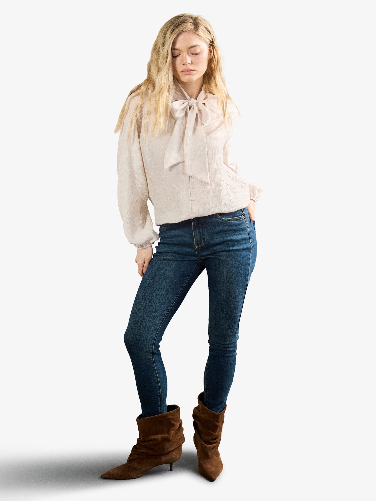 Apricot Skinny-fit-Jeans Sadie Skinny-Fit-Jeans in Green Wash
