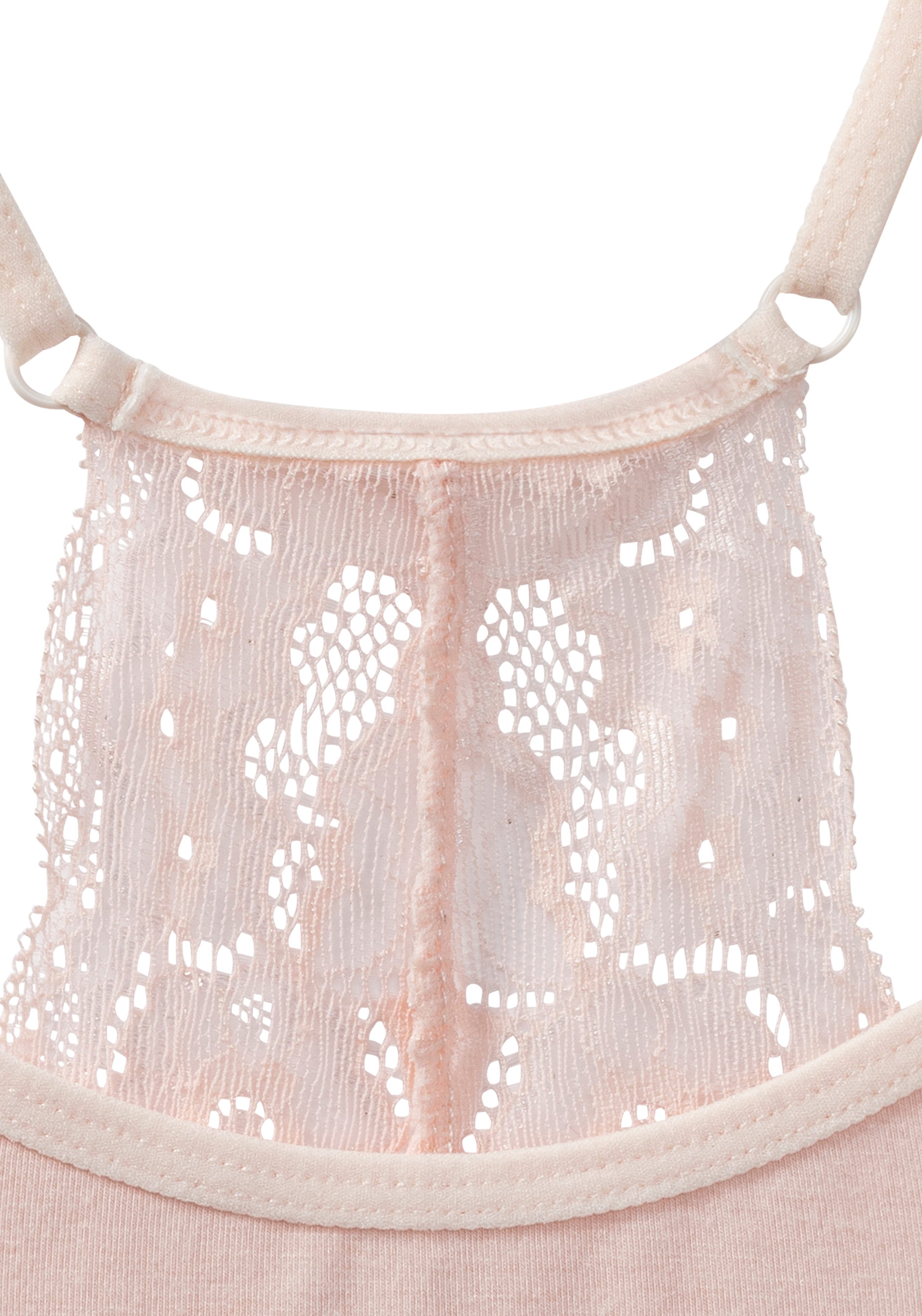 Buffalo Bustier (Packung, 2-tlg) Ringerücken aus schöner Spitze