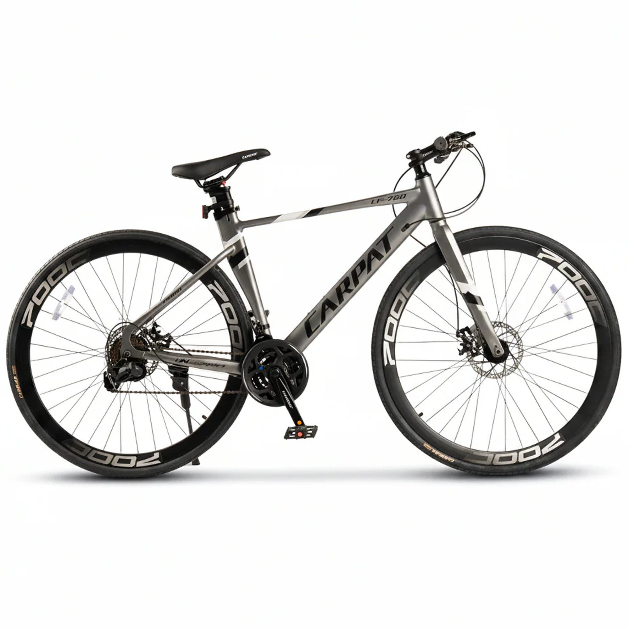 CARPAT SPORT Cityrad 28 Zoll Fahrrad für Herren Damen, 24 Gang L-TWOO A3 Schaltwerk, Kettenschaltung, Citybike Fahrrad Bike