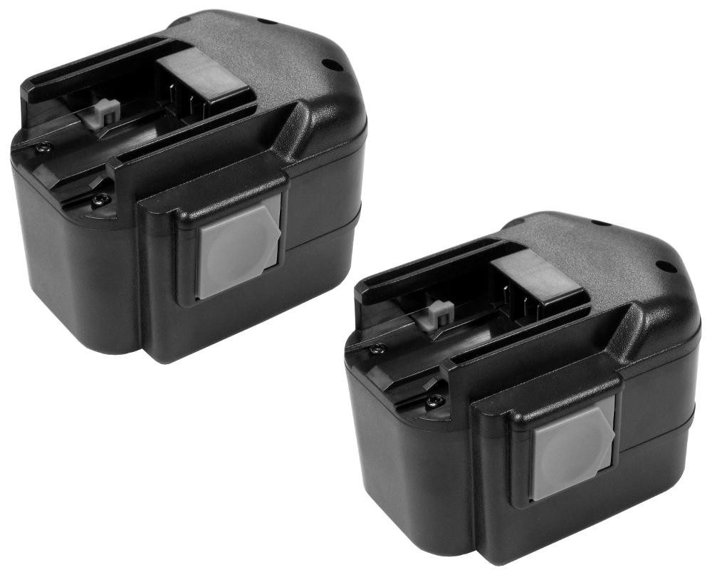 Trade-Shop 2x Akku passend für AEG AEG 4 932 367 904, 4 932 373 522, 4932376508 Akku Ni-MH 2000 mAh (12 V)