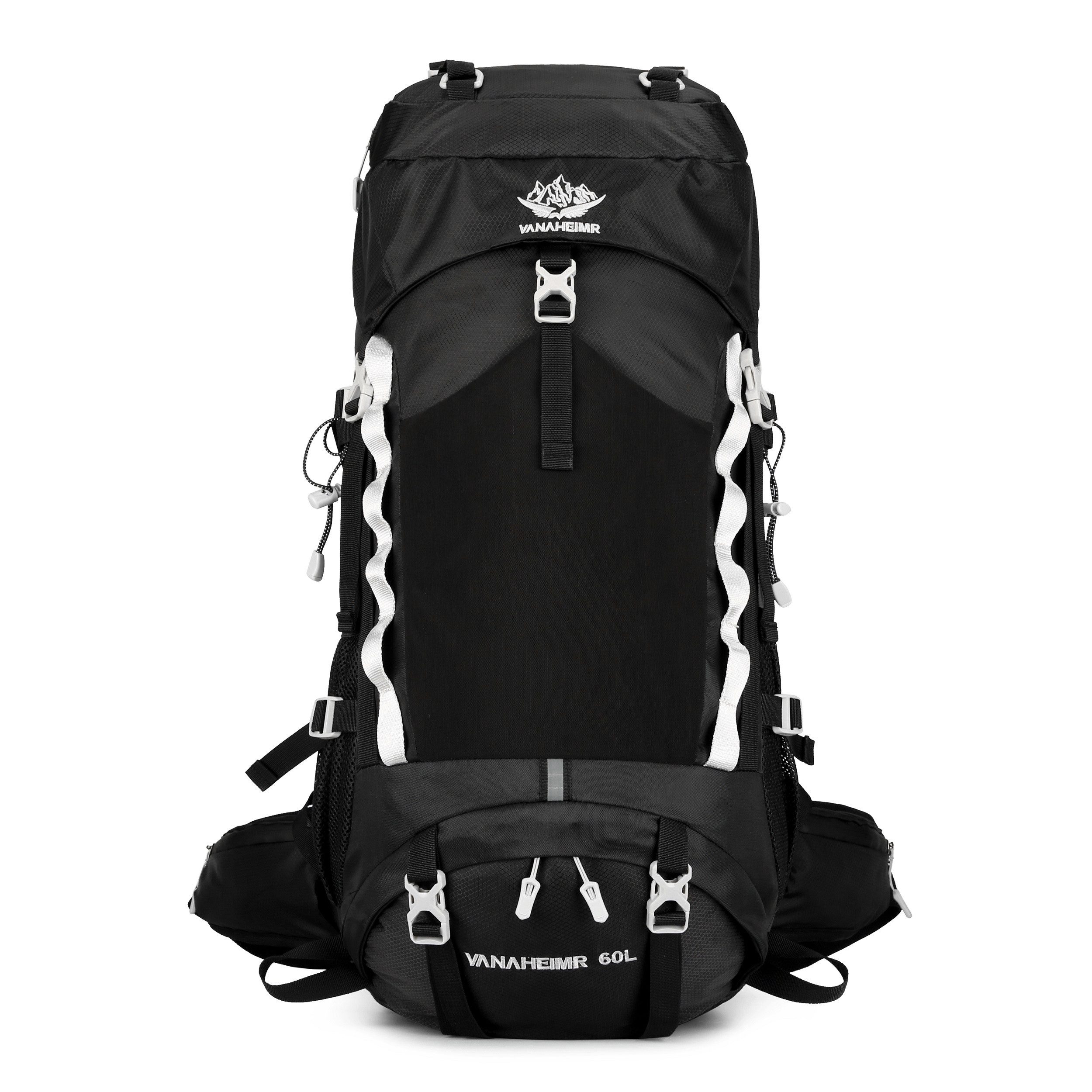 Maity Wanderrucksack 60L Ultraleichter Wasserdichter ergonomisch Trekkingrucksack (mit Regenhülle, mit Hüftgurt und Bauchtasche), Multifunktions Reisetasche für Klettern Camping Urlaub