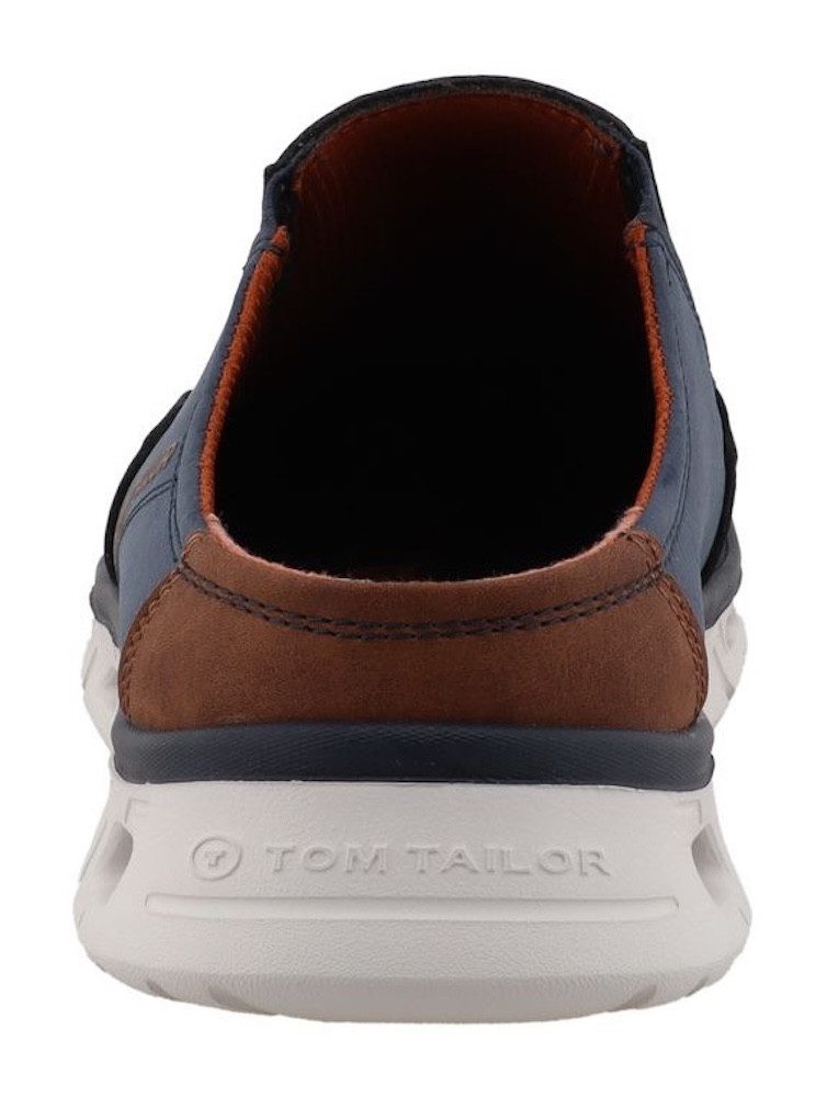 TOM TAILOR Valter Clog Schlupfschuh, Sommerschuh mit komfortablen Stretcheinsätzen