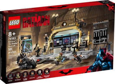 LEGO® Konstruktionsspielsteine LEGO® DC - Bathöhle™: Duell mit Riddler™, (Set, 581 St)